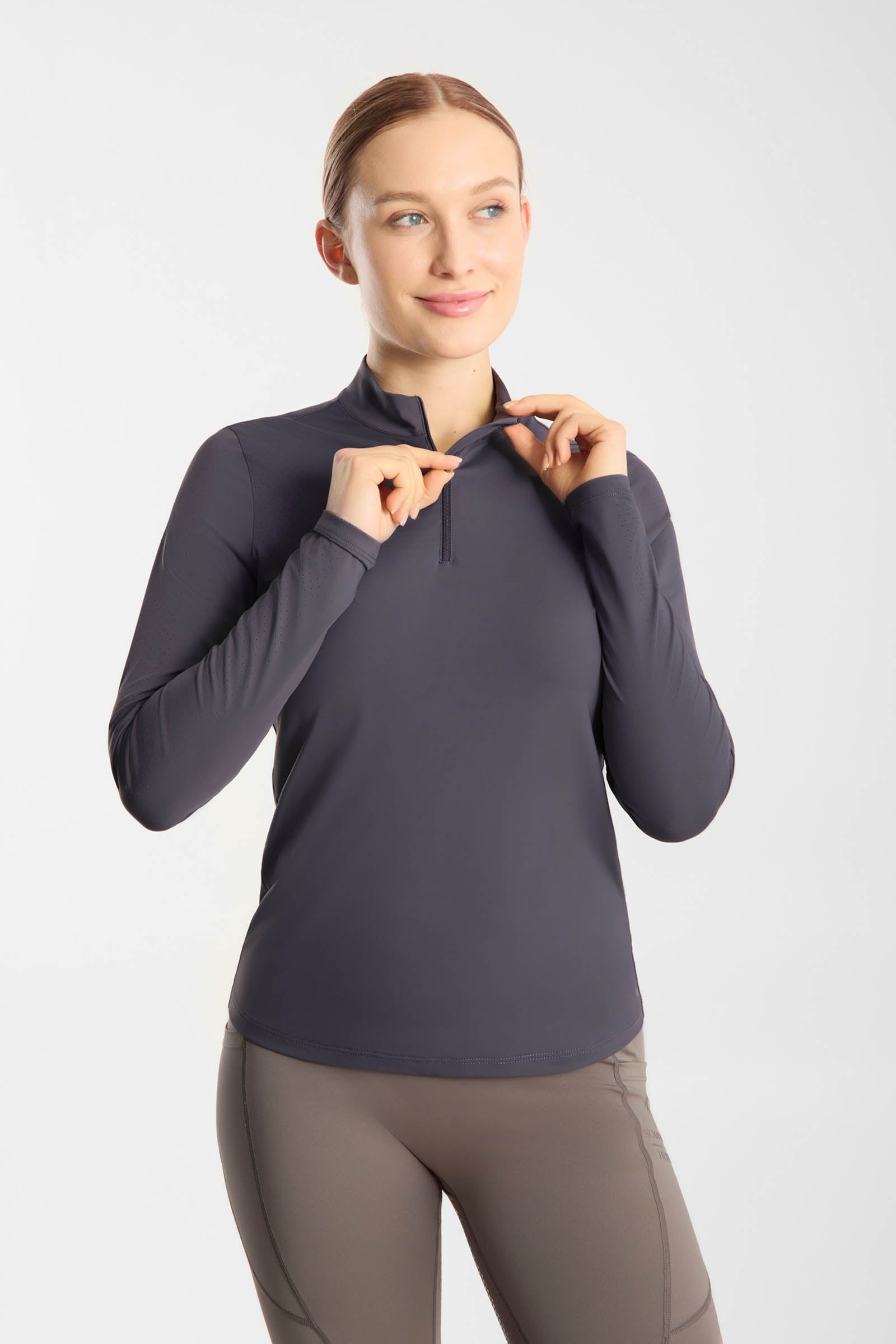 Horze Emmie dames koel functioneel shirt met lange mouwen Dames paardrijkleding