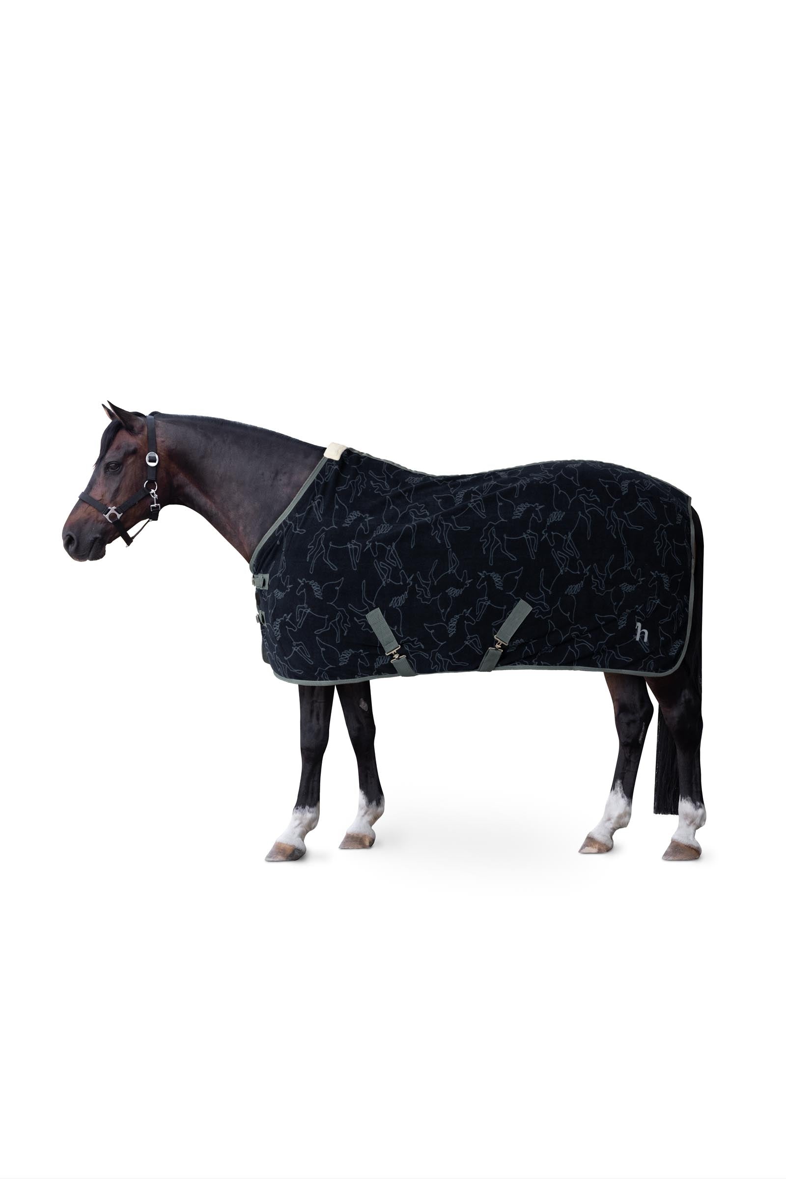 Horze Pegasus Fleece Cooler deken voor pony Paardendekens