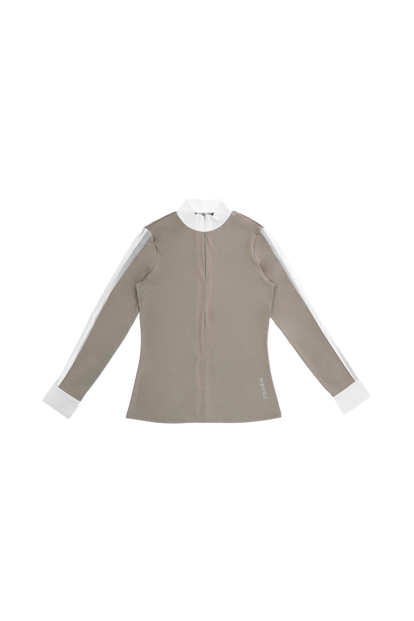 EQUITHÈME Estoril dames lange mouwen wedstrijdpoloshirt Dames paardrijkleding