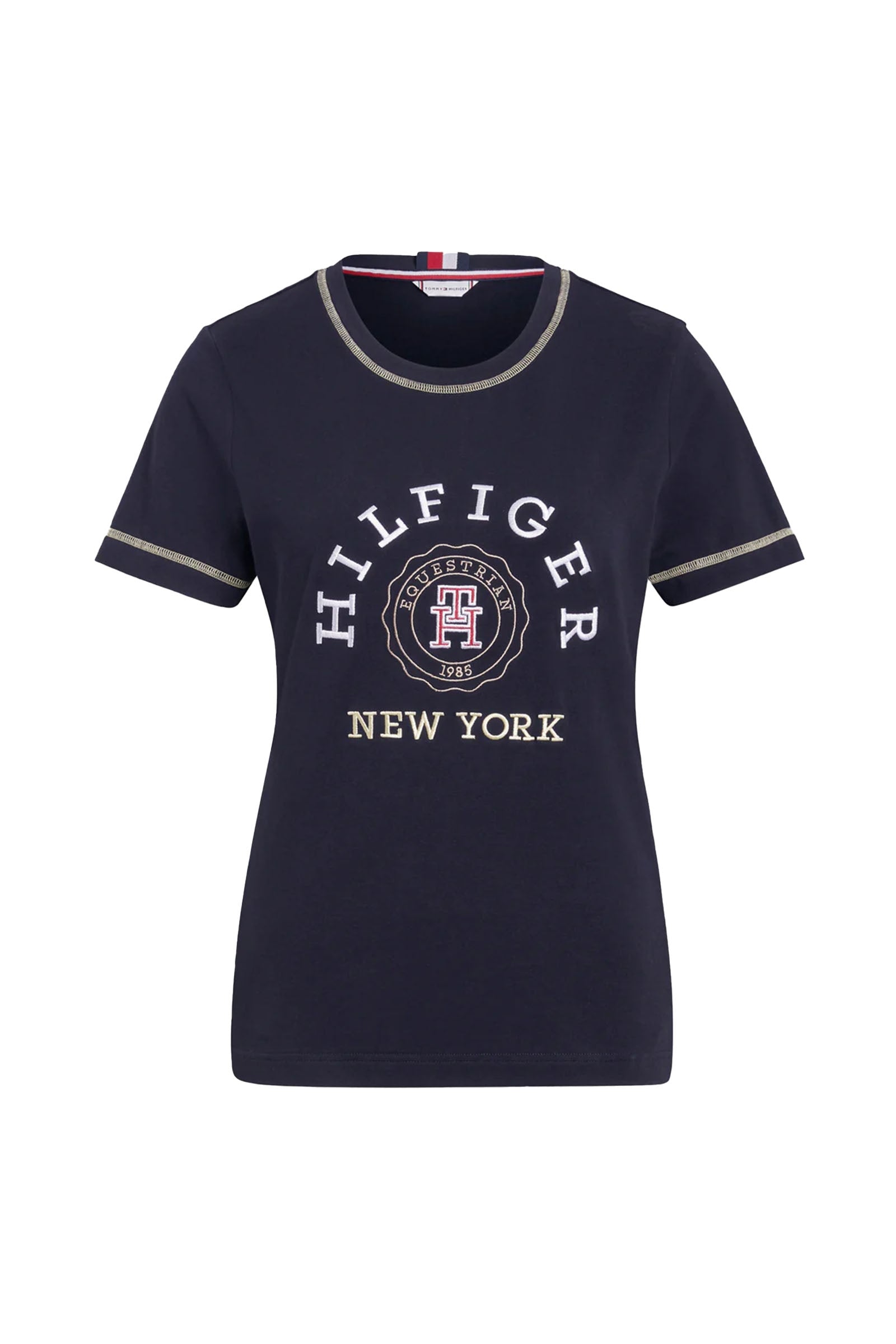 Tommy Hilfiger Equestrian Newport grafisch T-shirt Dames paardrijkleding