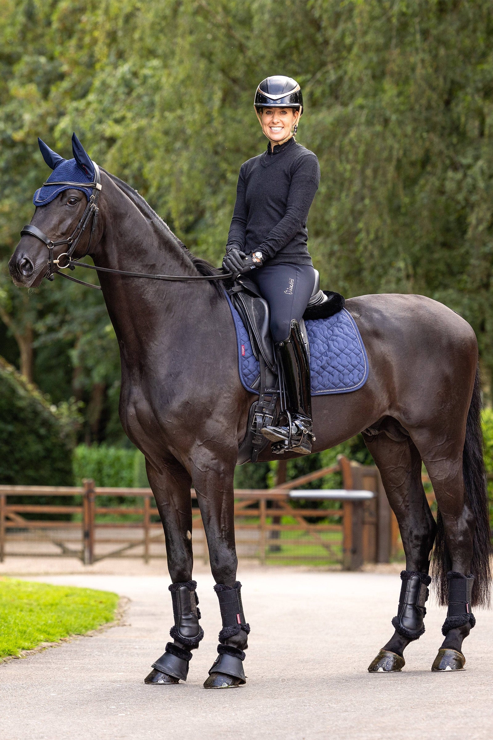 LeMieux Crystal Suede Dressage Pad Saddle Pads