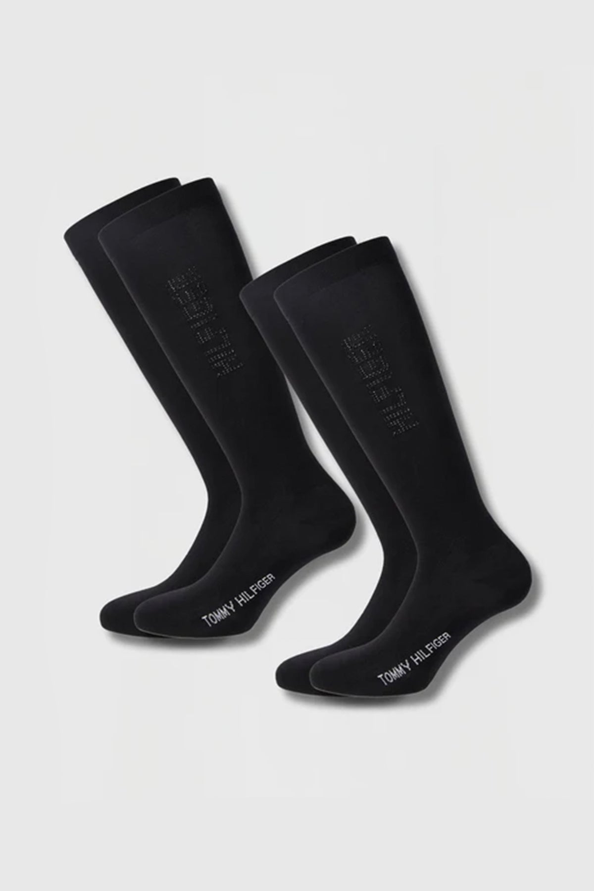 Tommy Hilfiger Equestrian Keddie Women Rhinestone Socks (Set of 2) Socks