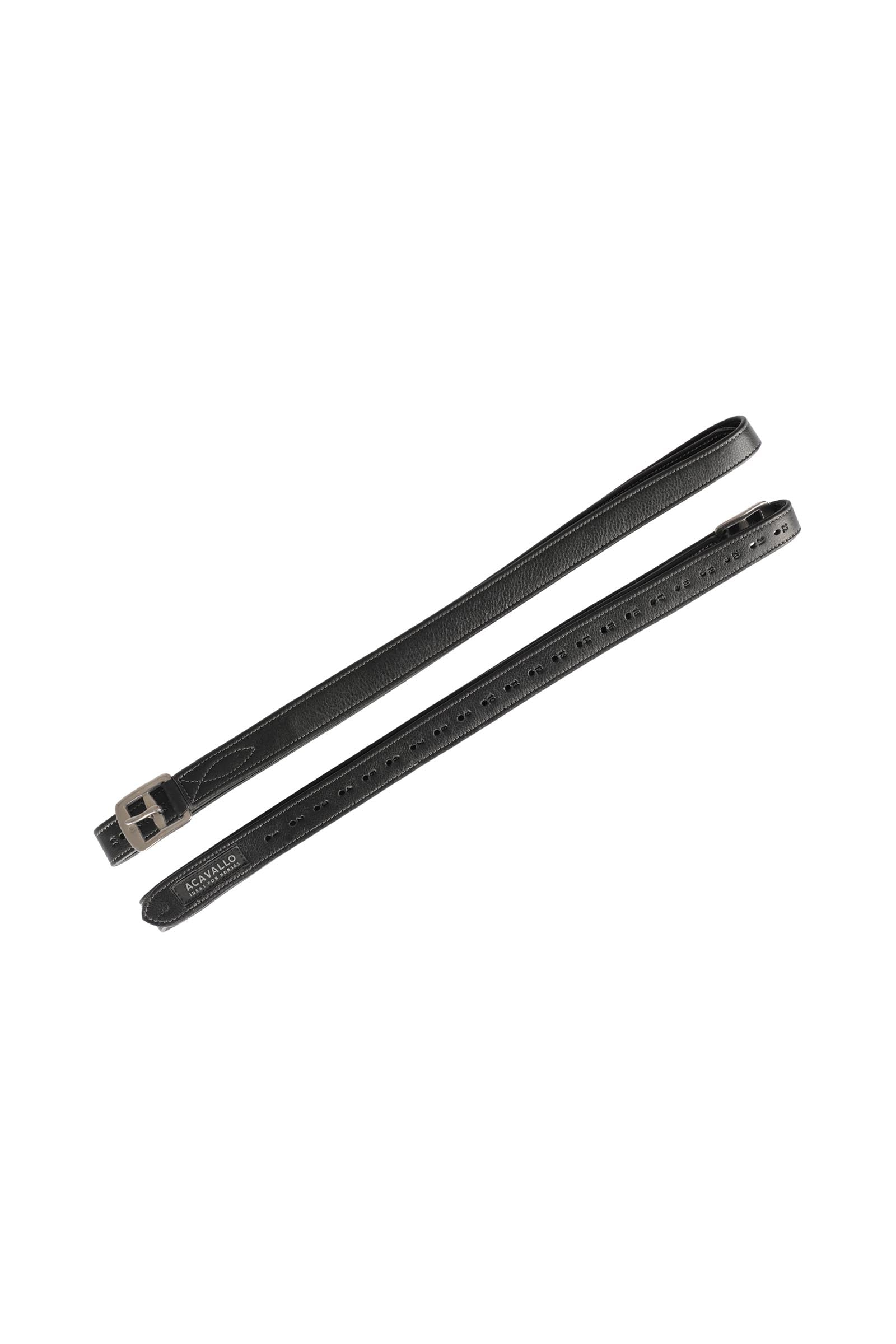 Acavallo Calfskin Stirrup Leathers, Reinforced Zadels & Singels