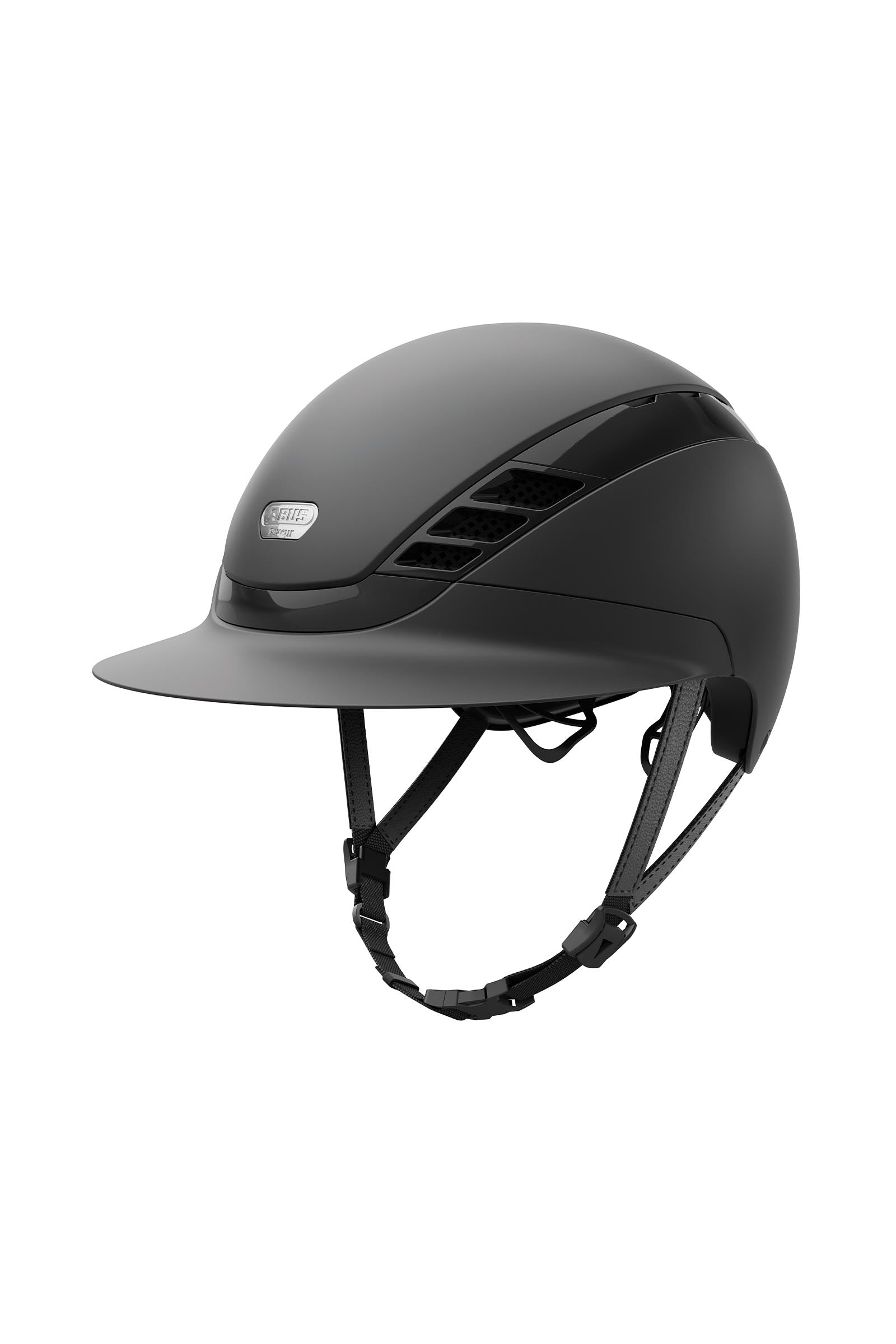 Abus AirLuxe Pure Rijhelm met lange klep Paardrijcaps & Bodyprotectors