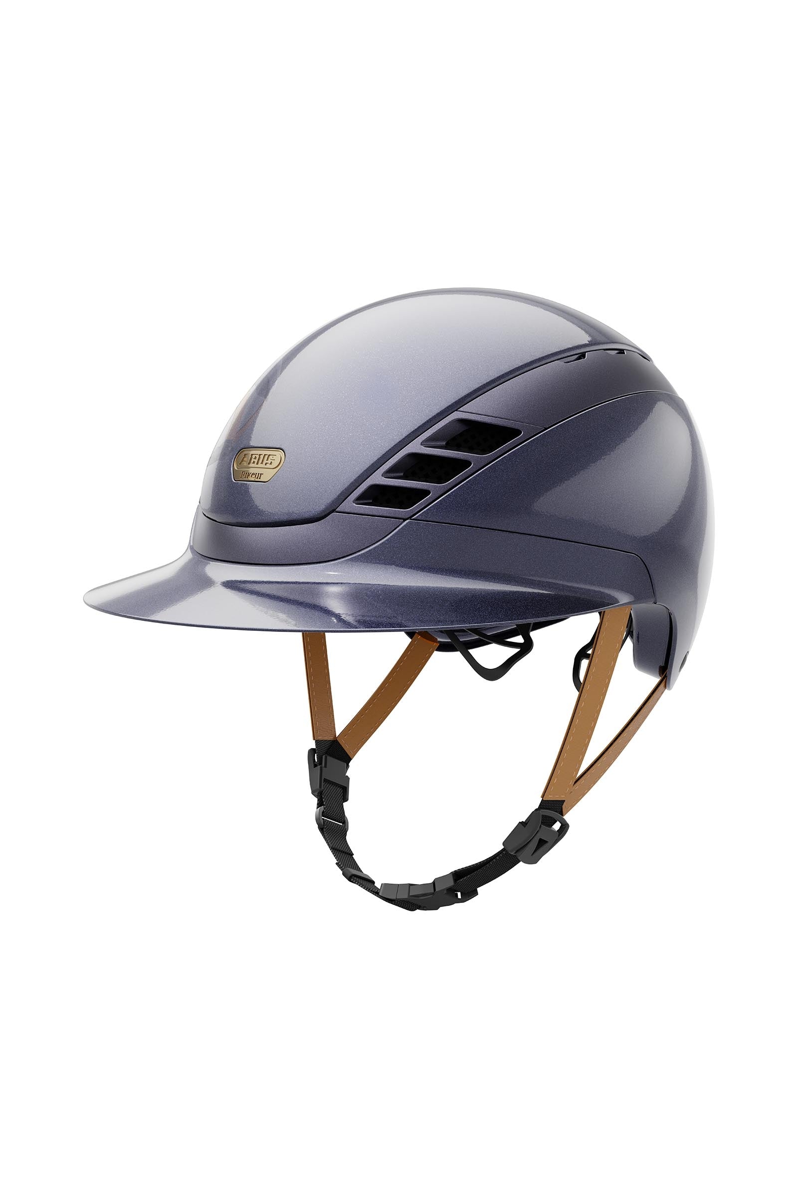 Abus AirLuxe Pure Rijhelm met lange klep Paardrijcaps & Bodyprotectors