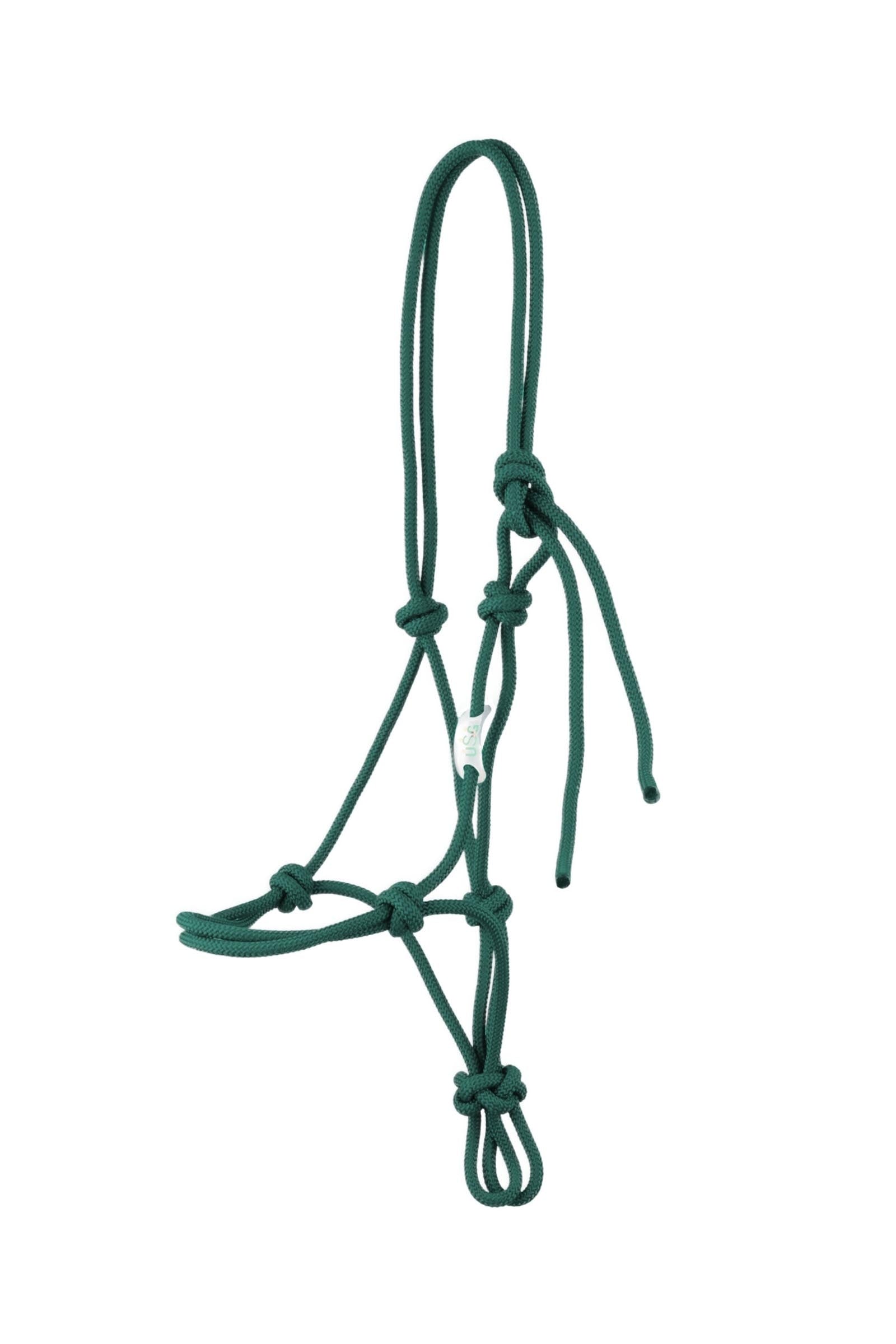 USG Basic Knotted Rope Halter Halsters & Halstertouwen