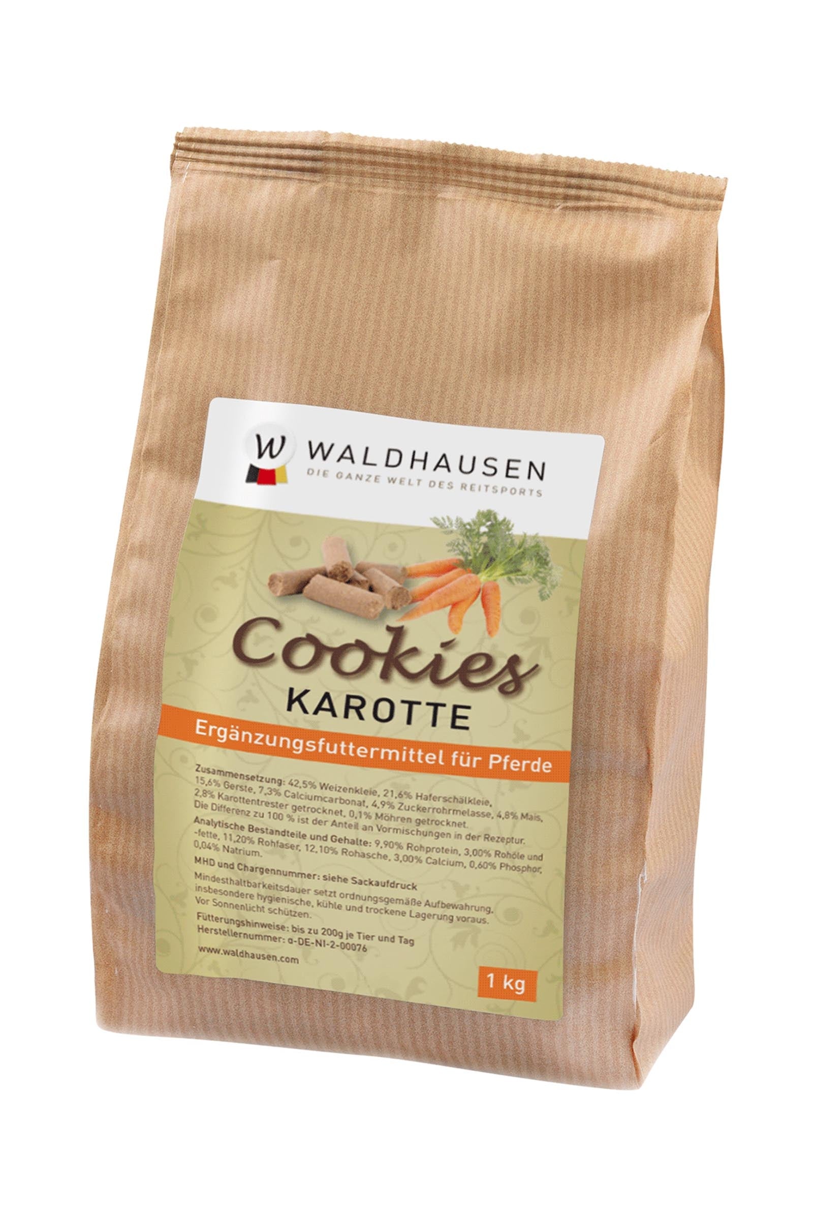 Waldhausen Cookies Carrot, 1000 g Horse Feed & Nutrition