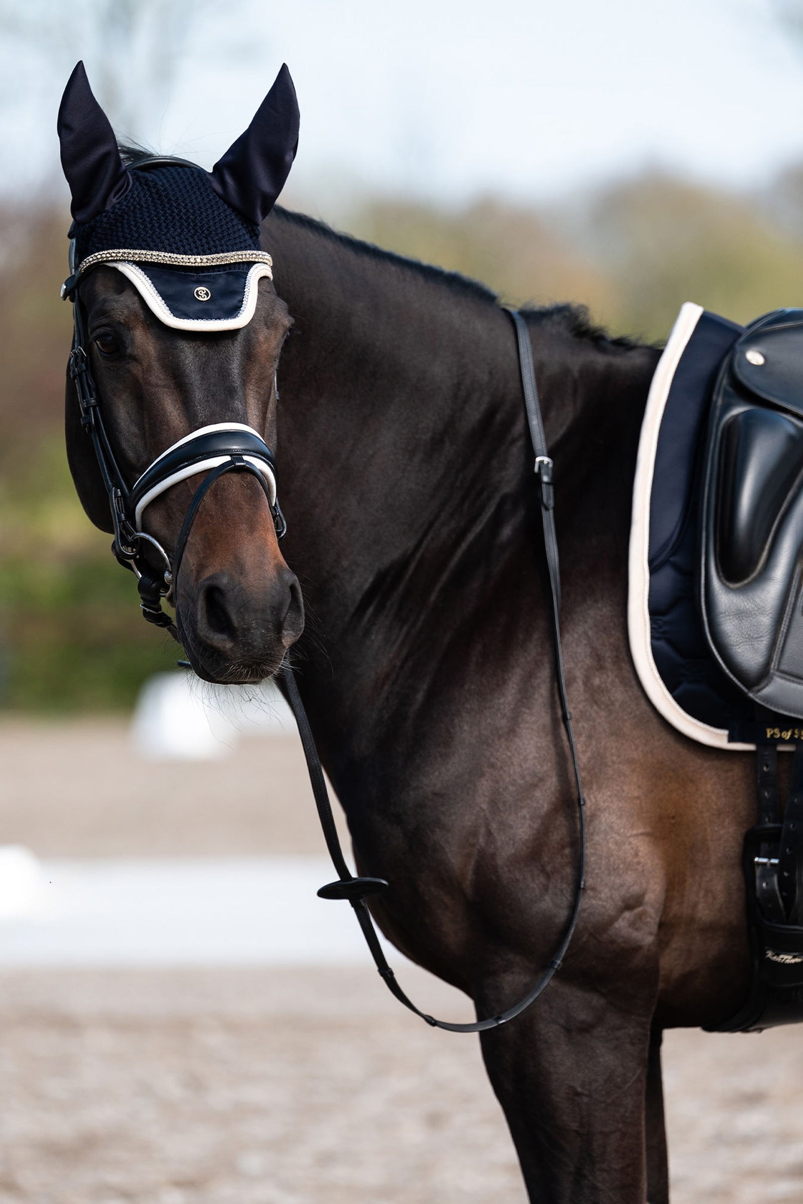 PS of Sweden Vintage Monogram Ear Bonnet Saddle Pads