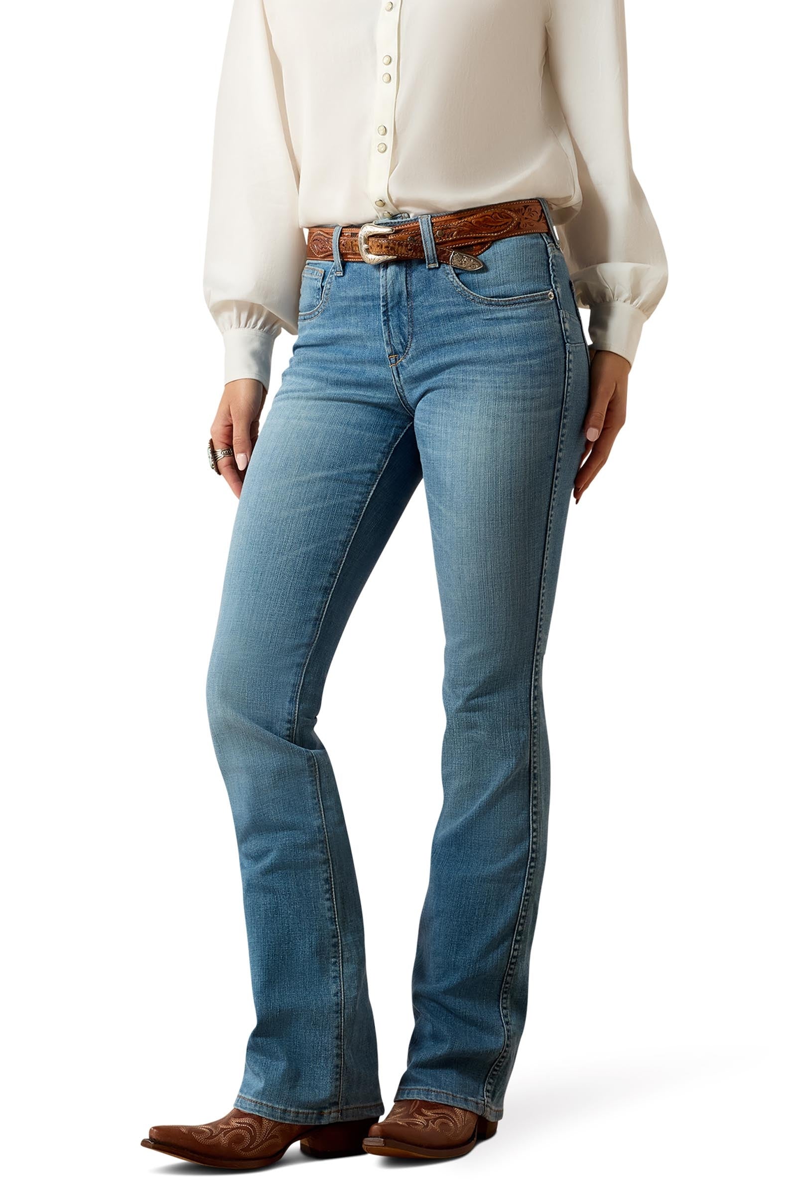 Ariat Women's High Rise Lorena Boot Cut Jeans Womens Breeches