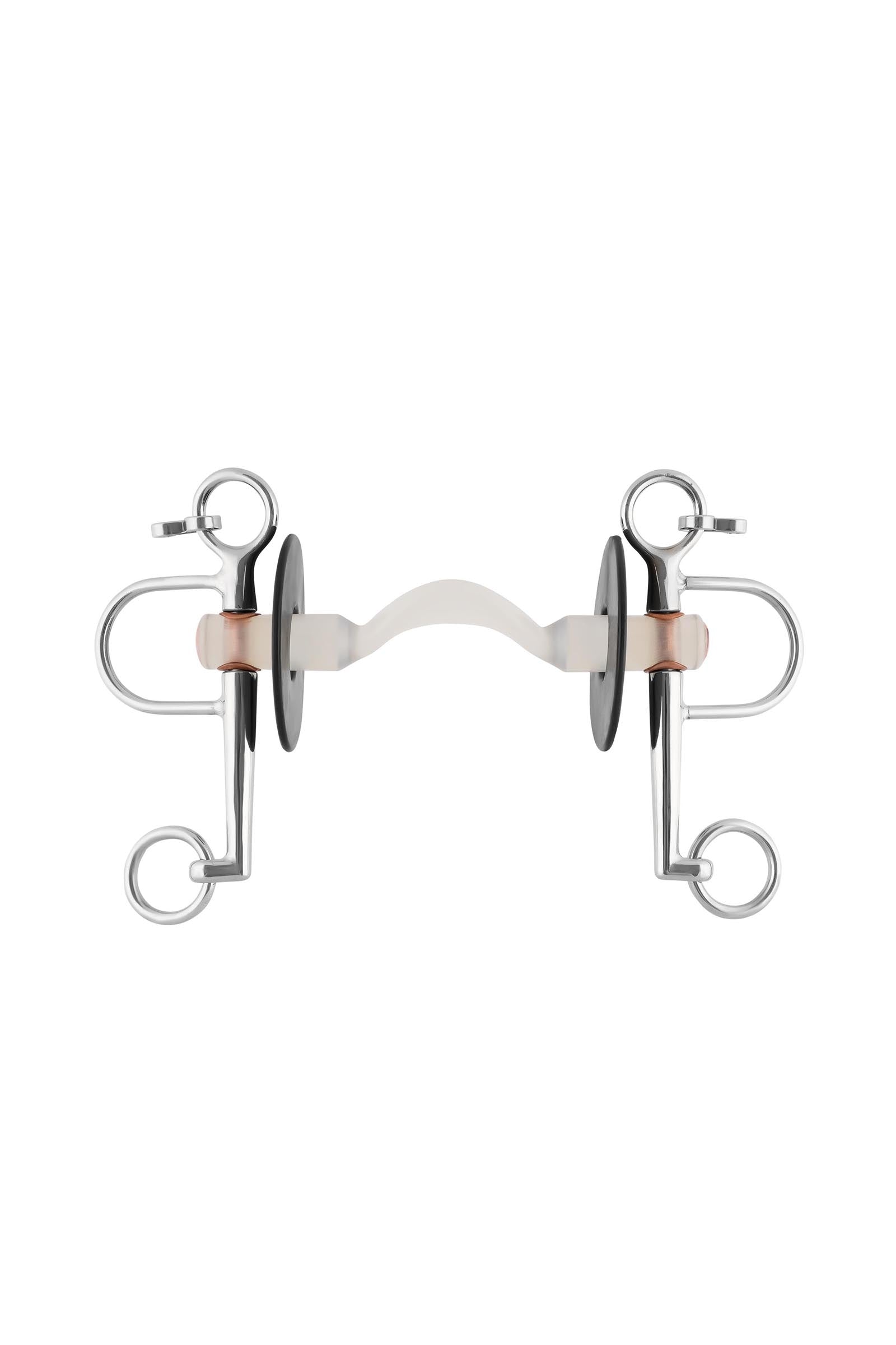 Sprenger Nathe Pelham 20mm w/ Hard Mullen Mouth, Port & Long Shanks, Thermoplastic Horse Bits