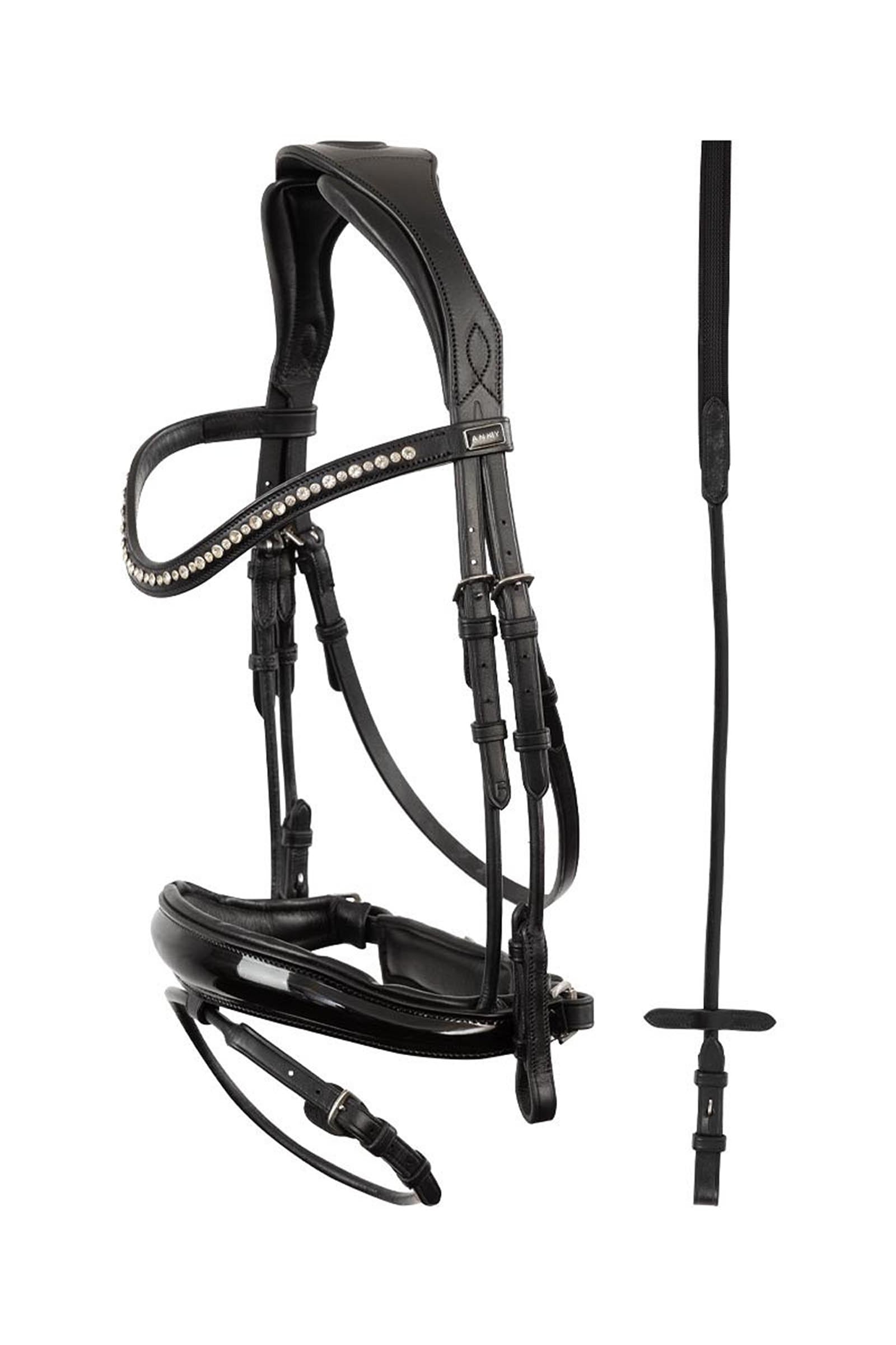 Anky ANKY Anatomic Comfort Fit Bridle With Pull Back Double Hoofdstellen & Teugels