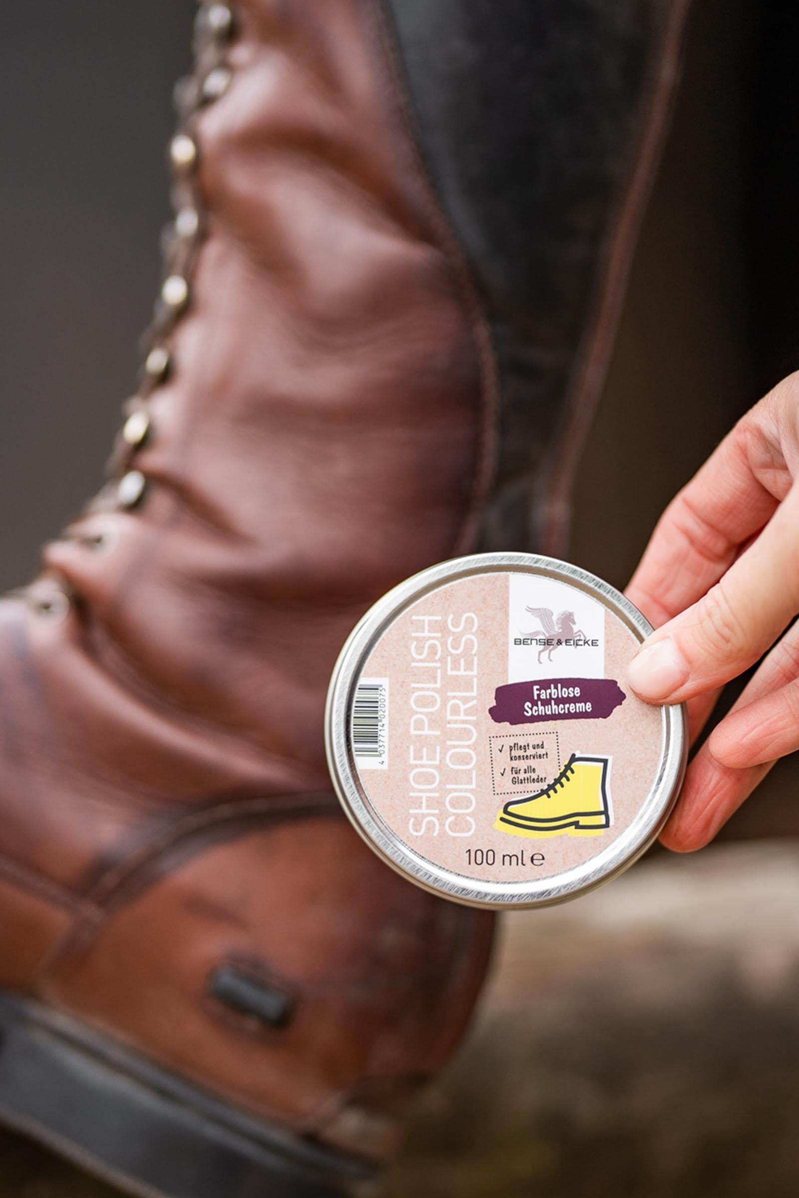 Bense & Eicke Shoe Polish, 100ml Riding Boots & Riding Shoes