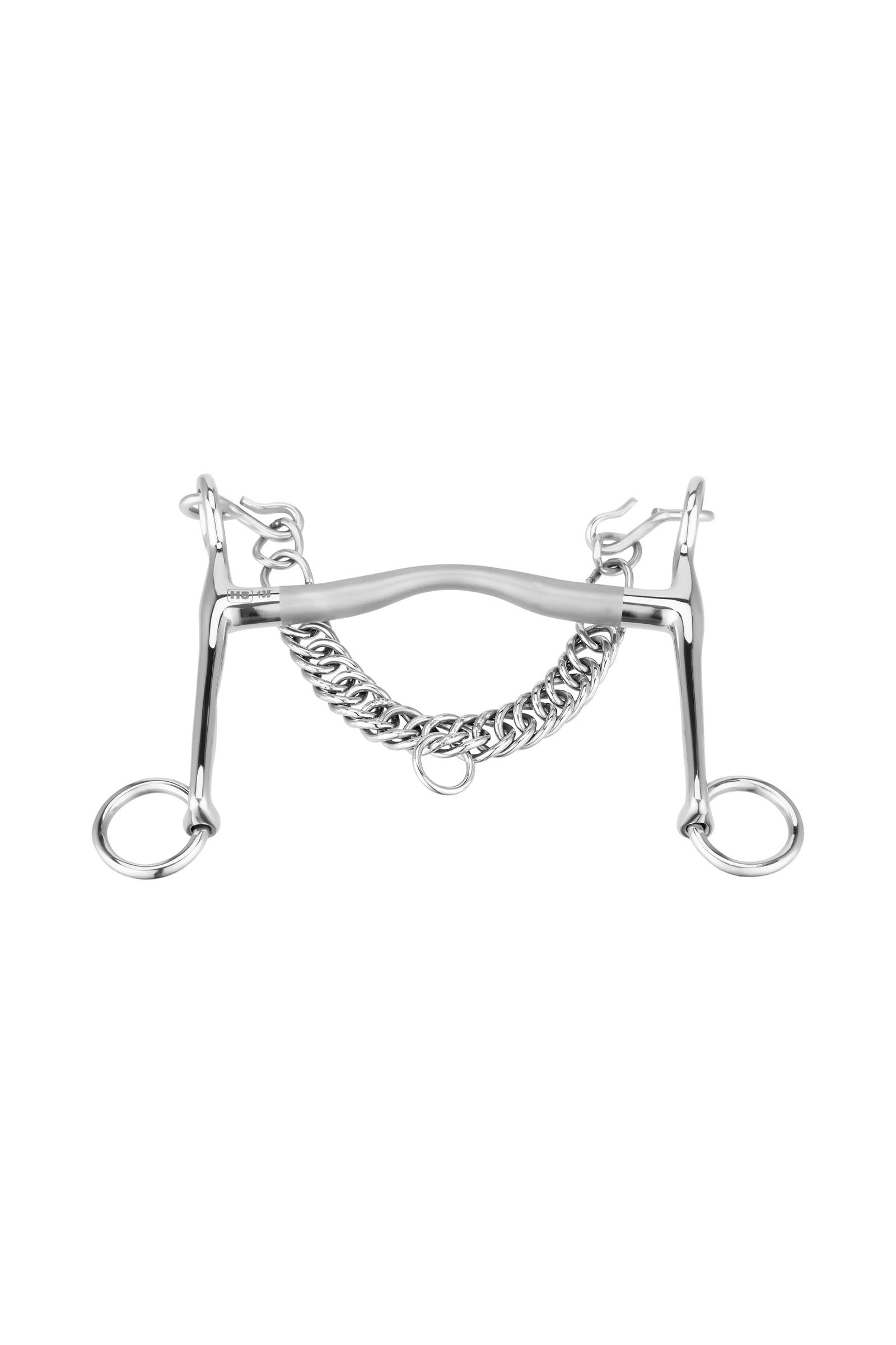 Sprenger Satinox stang en trens, 12 mm, 7 cm scharen, roestvrij staal Bitten