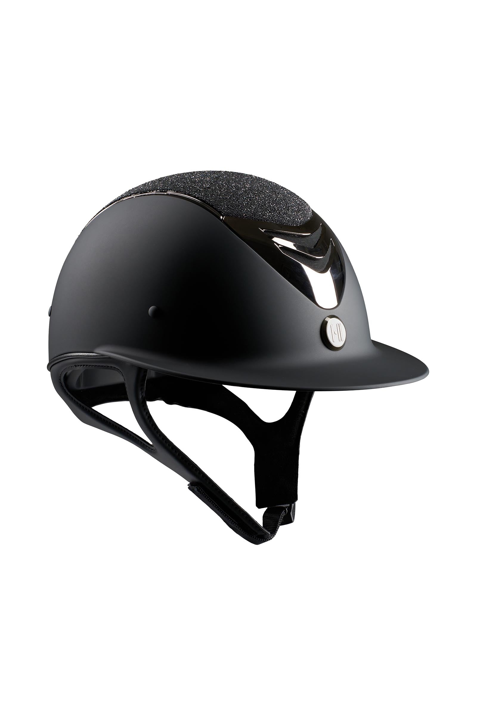 OneK Avance Matt Glitter Chrome rijhelm Paardrijcaps & Bodyprotectors