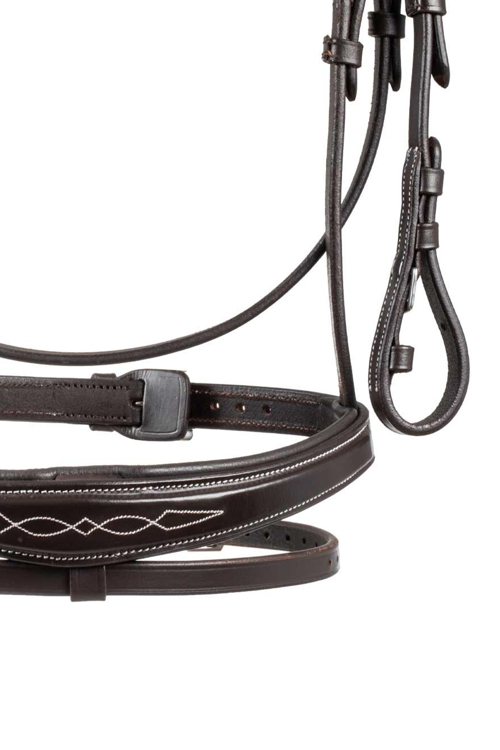 Equestro Bridle in Soft Stitched Leather Bridles & Reins