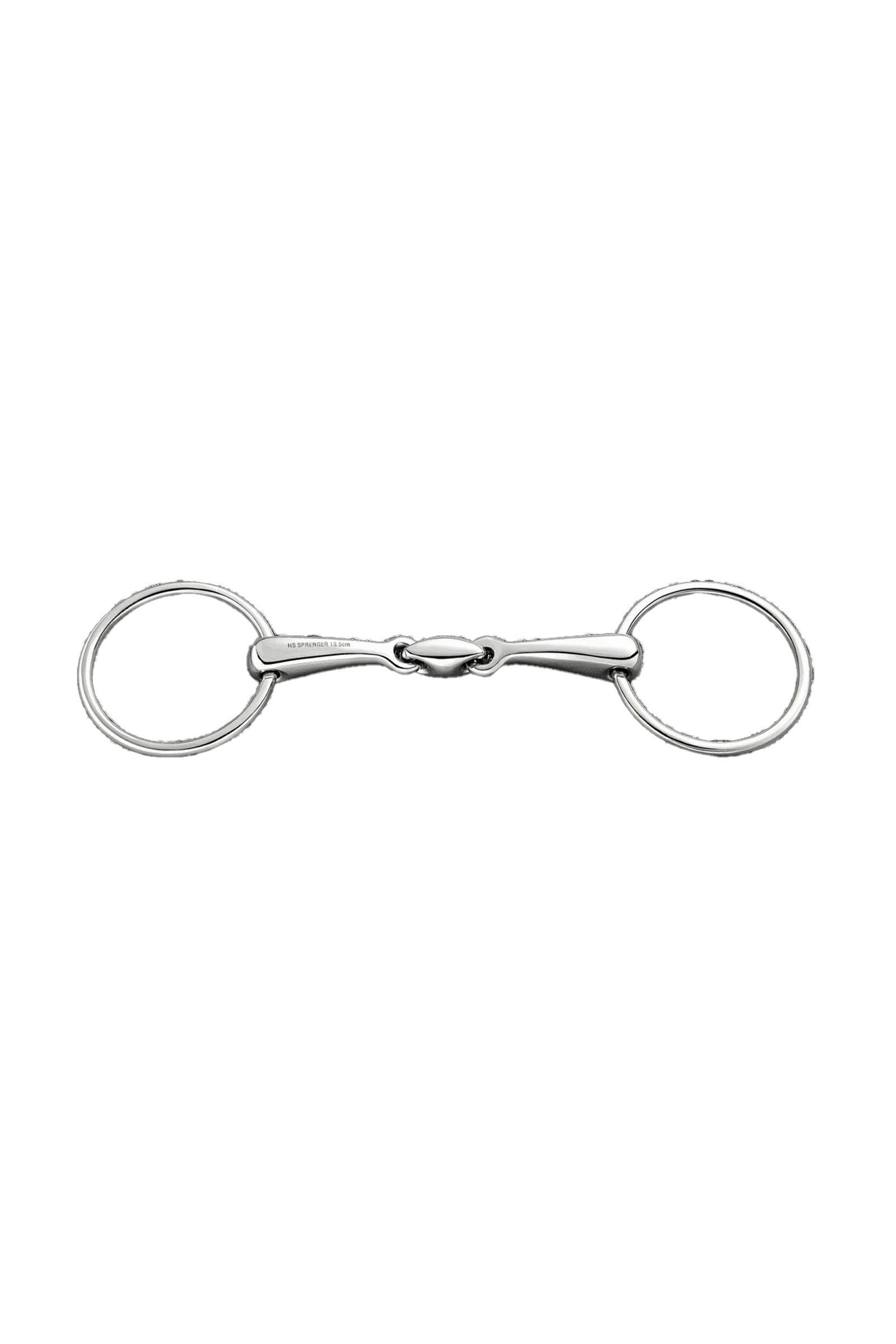 Sprenger watertrens, dubbel gebroken, 18 mm, roestvrij staal Bitten
