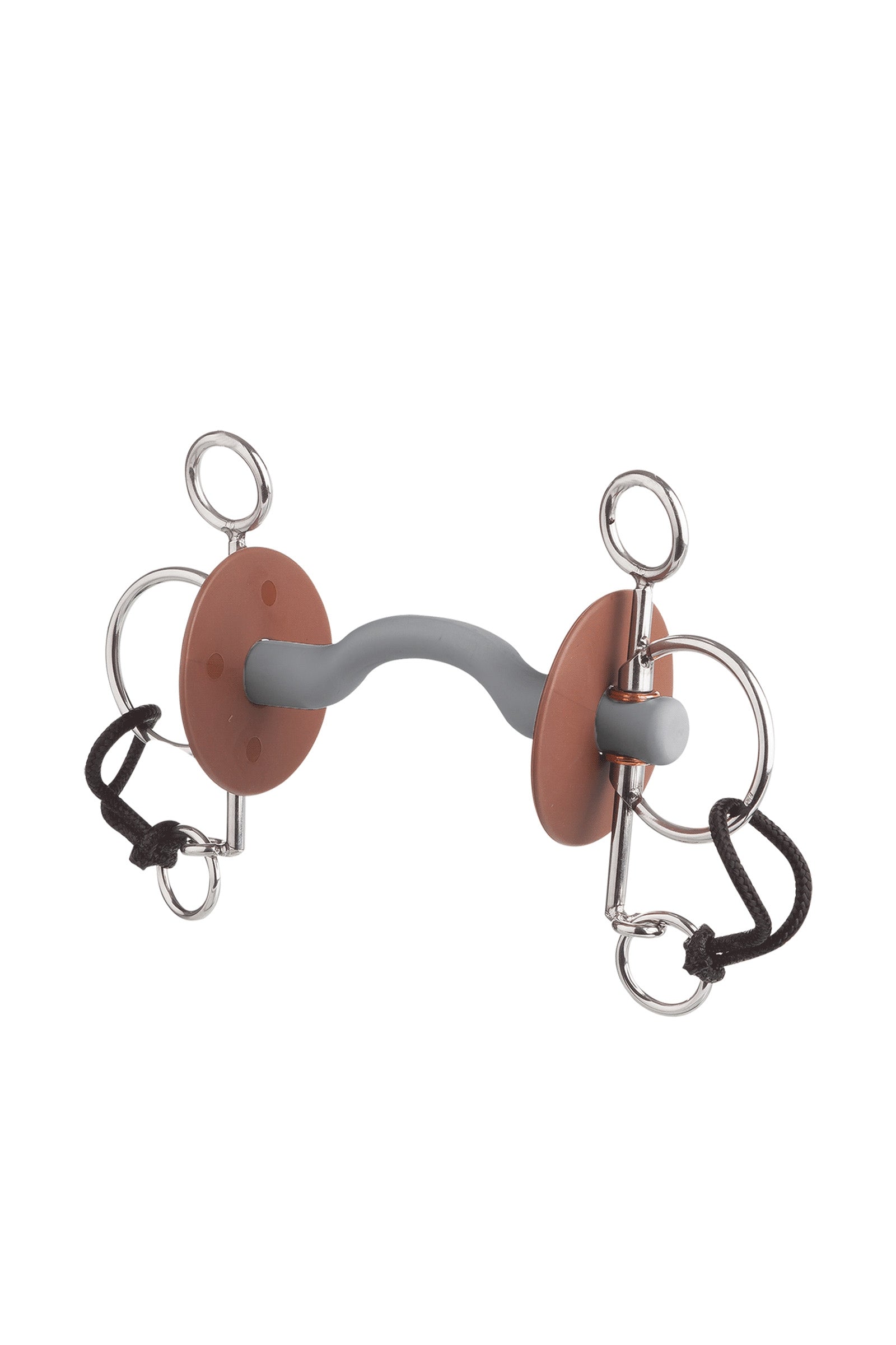 Waldhausen Beris Pelham Short, Tongue Port Snaffle Hard Bitten
