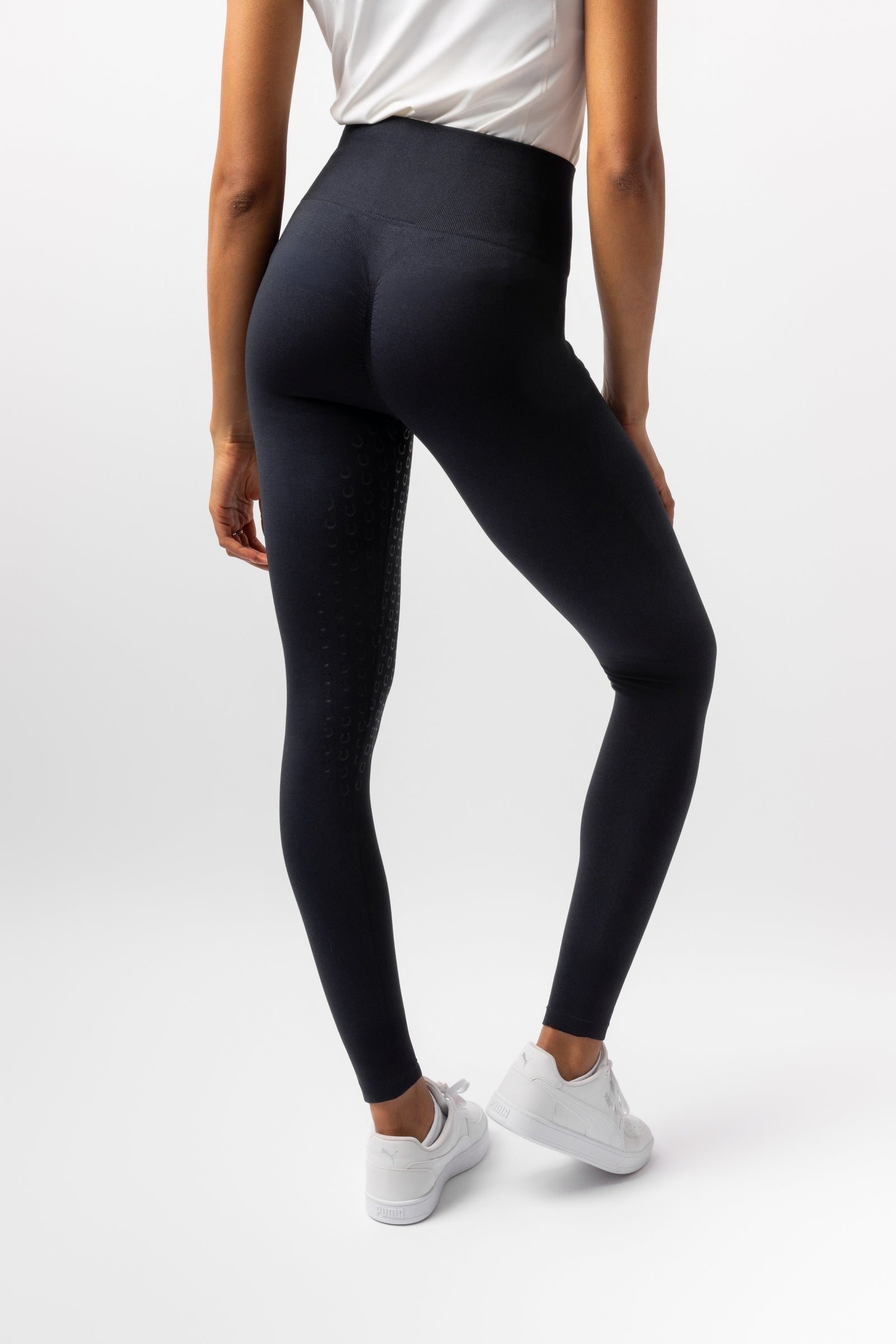 Horze Nessa Naadloze Fullgrip Scrunch Tights Womens Breeches