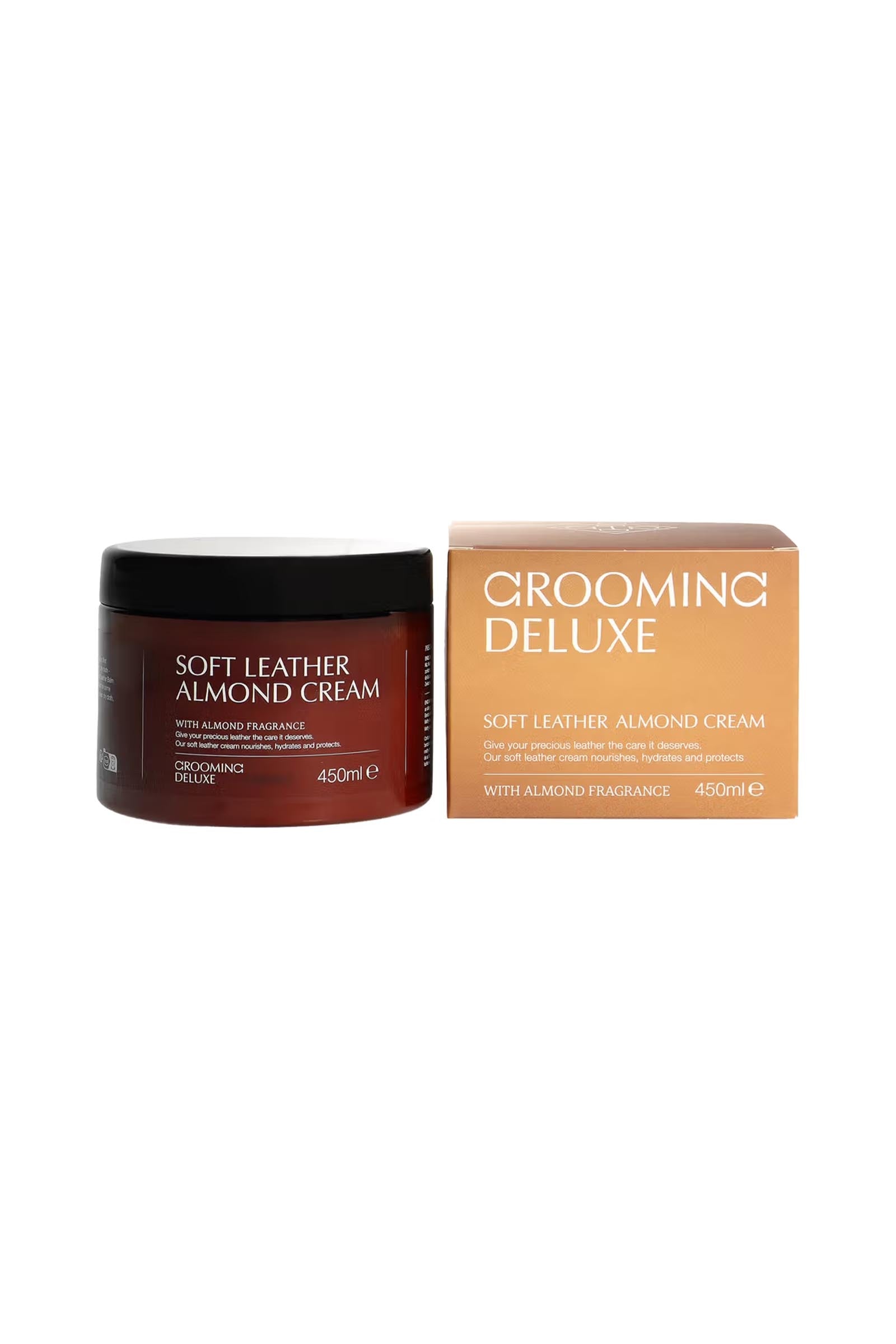 Grooming Deluxe Zachte leren amandelcrème, 450 ml Gezondheid