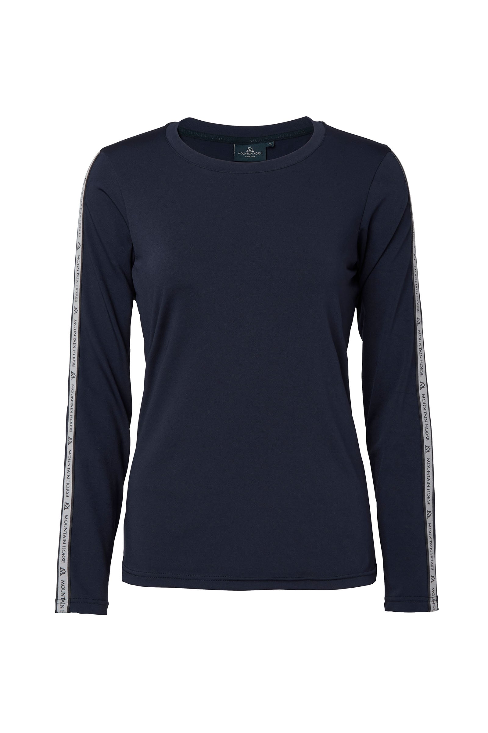 Mountain Horse Active Stripe dames functioneel shirt met lange mouwen Dames paardrijkleding