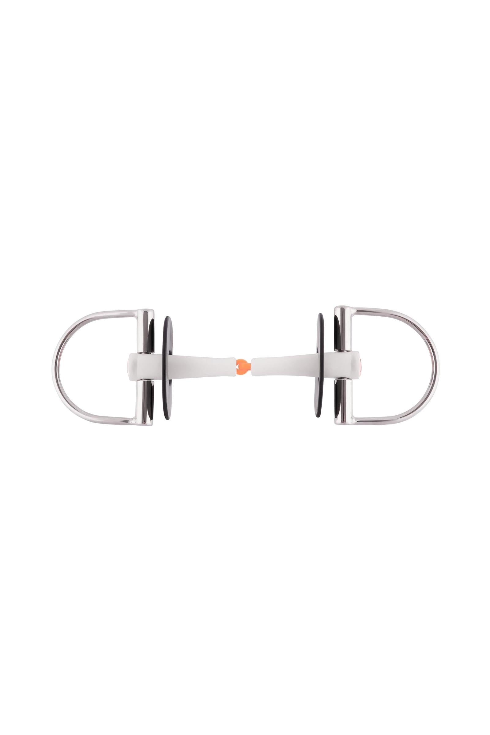 Sprenger Nathe D-Ring Snaffle Bit, Single Jt. 18mm, Thermoplastic Horse Bits