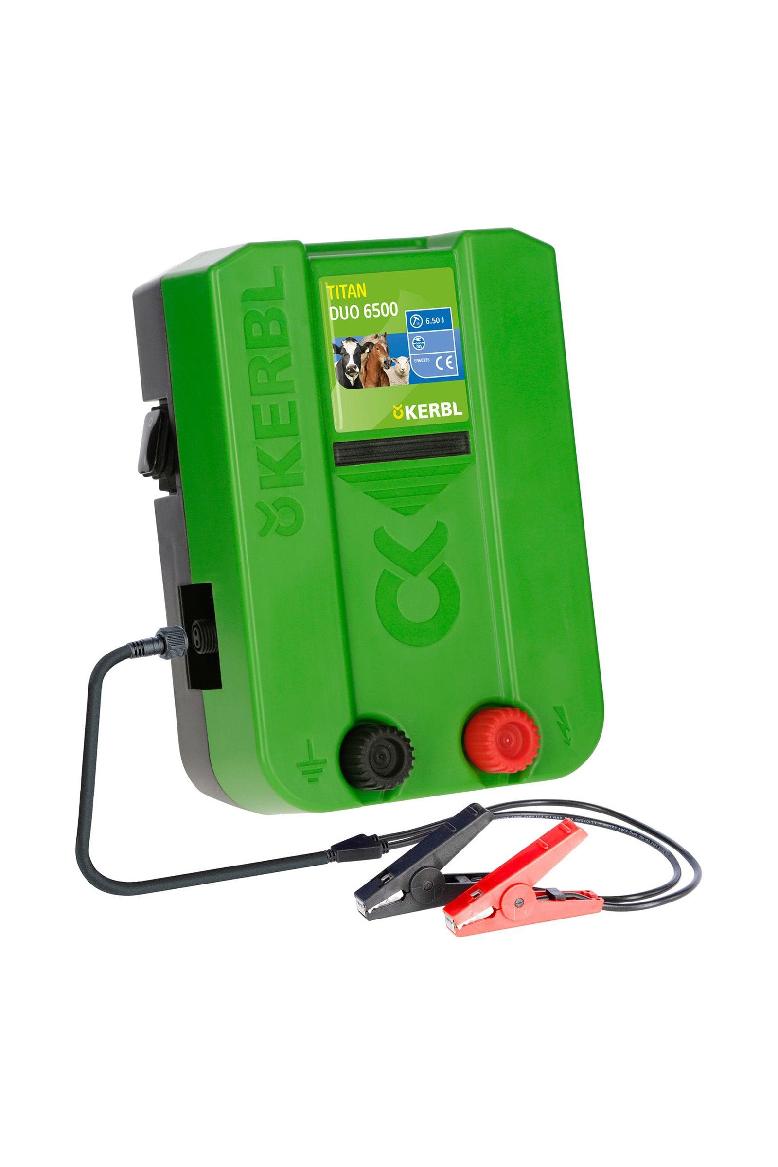 Kerbl TITAN DUO 6500 schrikdraadapparaat 12V Schrikdraad benodigdheden