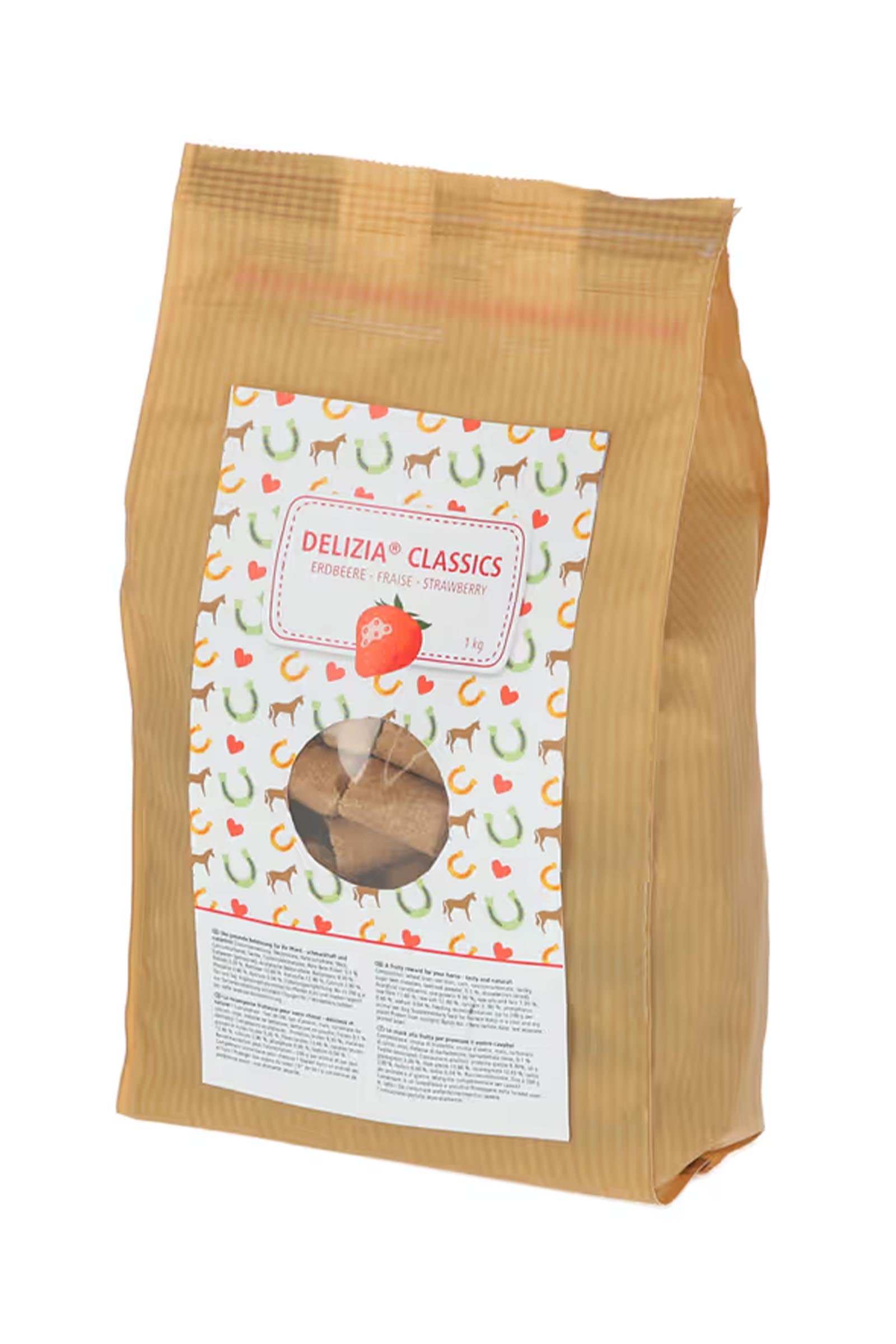 Delizia Sweeties Aardbei, 1 kg Horse Feed & Nutrition
