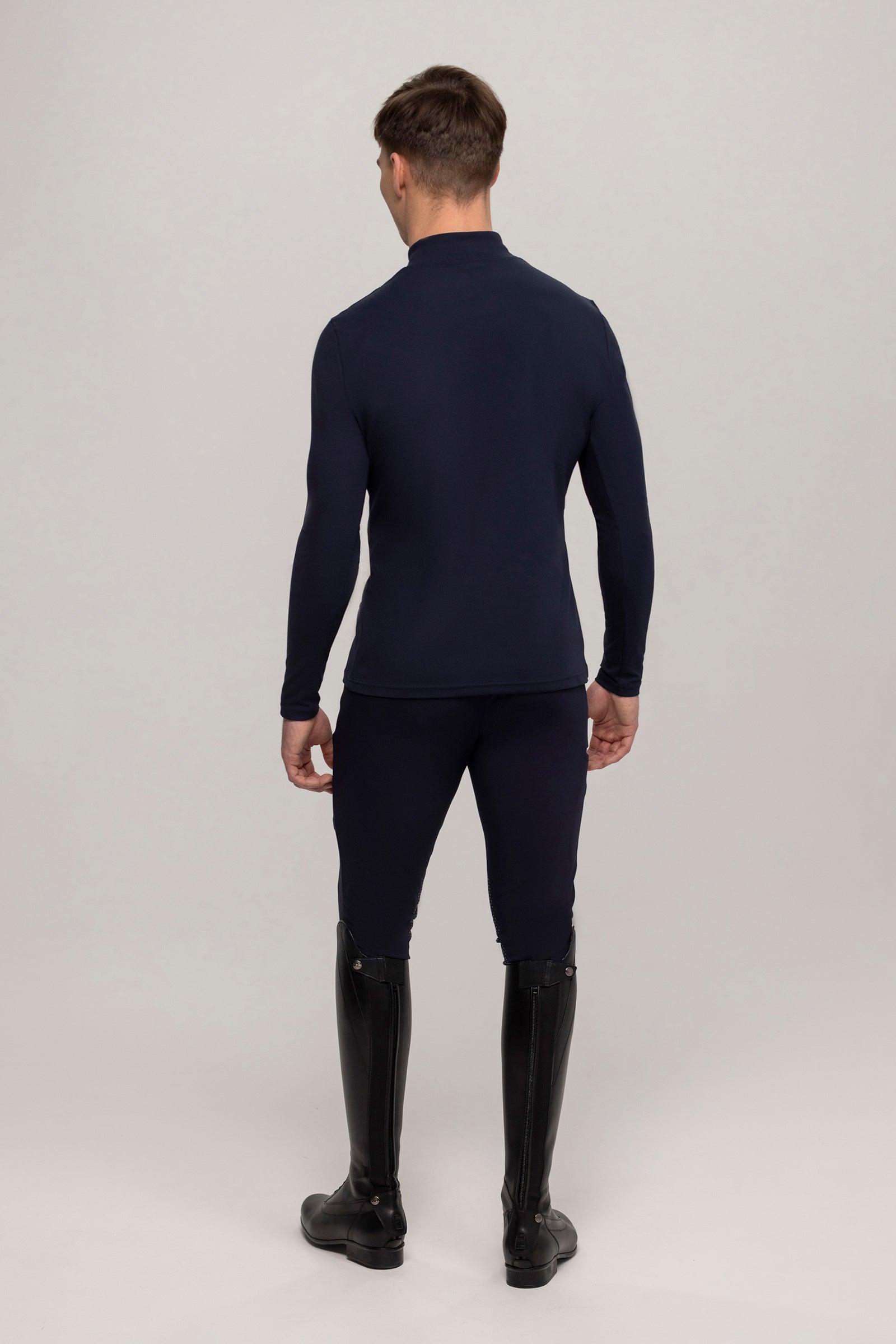 Tommy Hilfiger Equestrian Phoenix Men´s High Neck Longsleeved Shirt Mens Riding Clothing