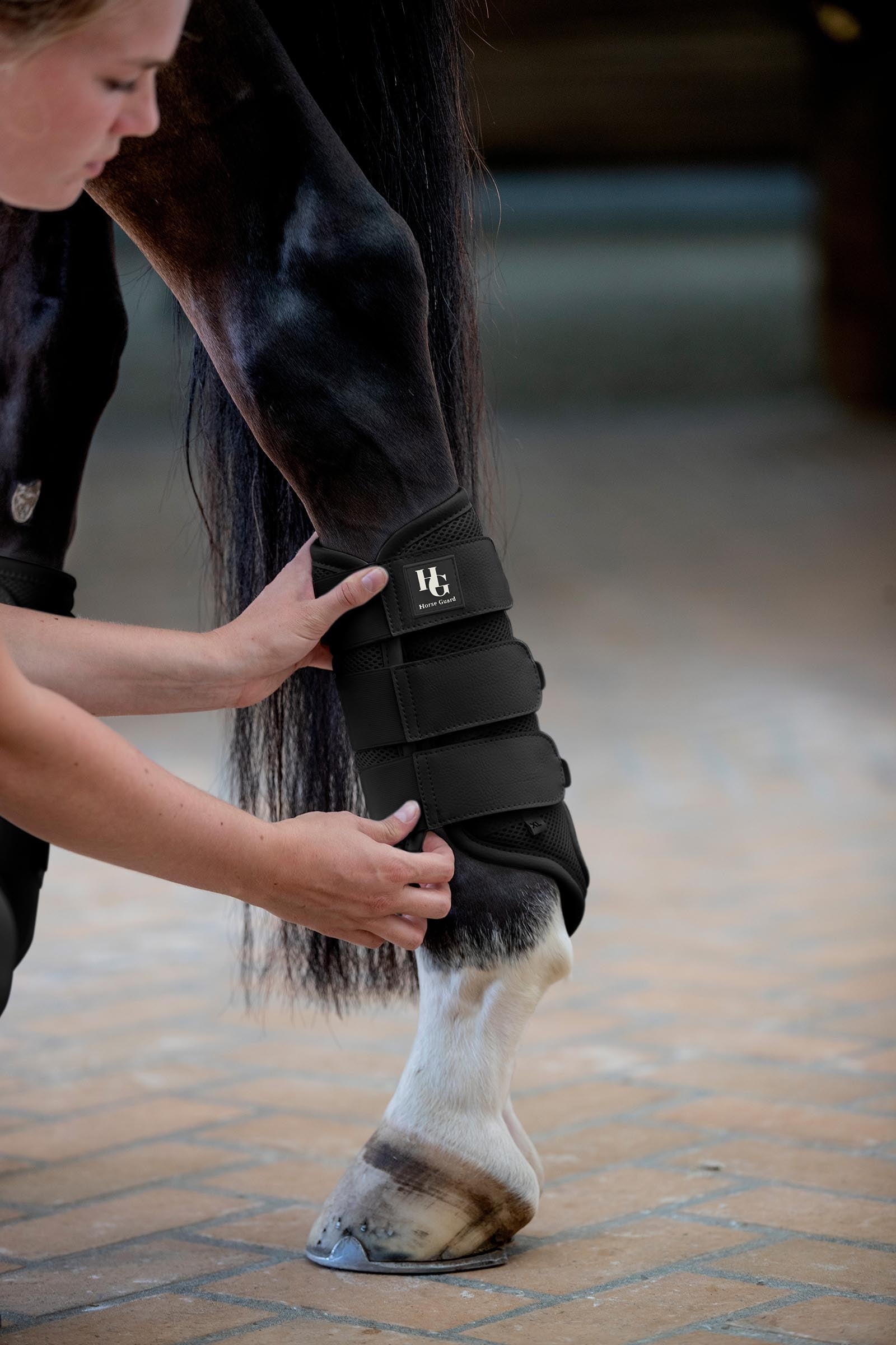 Horse Guard HorseGuard Timothy Mesh Dressage Boots Leg Protection & Hoof Protection for Horses