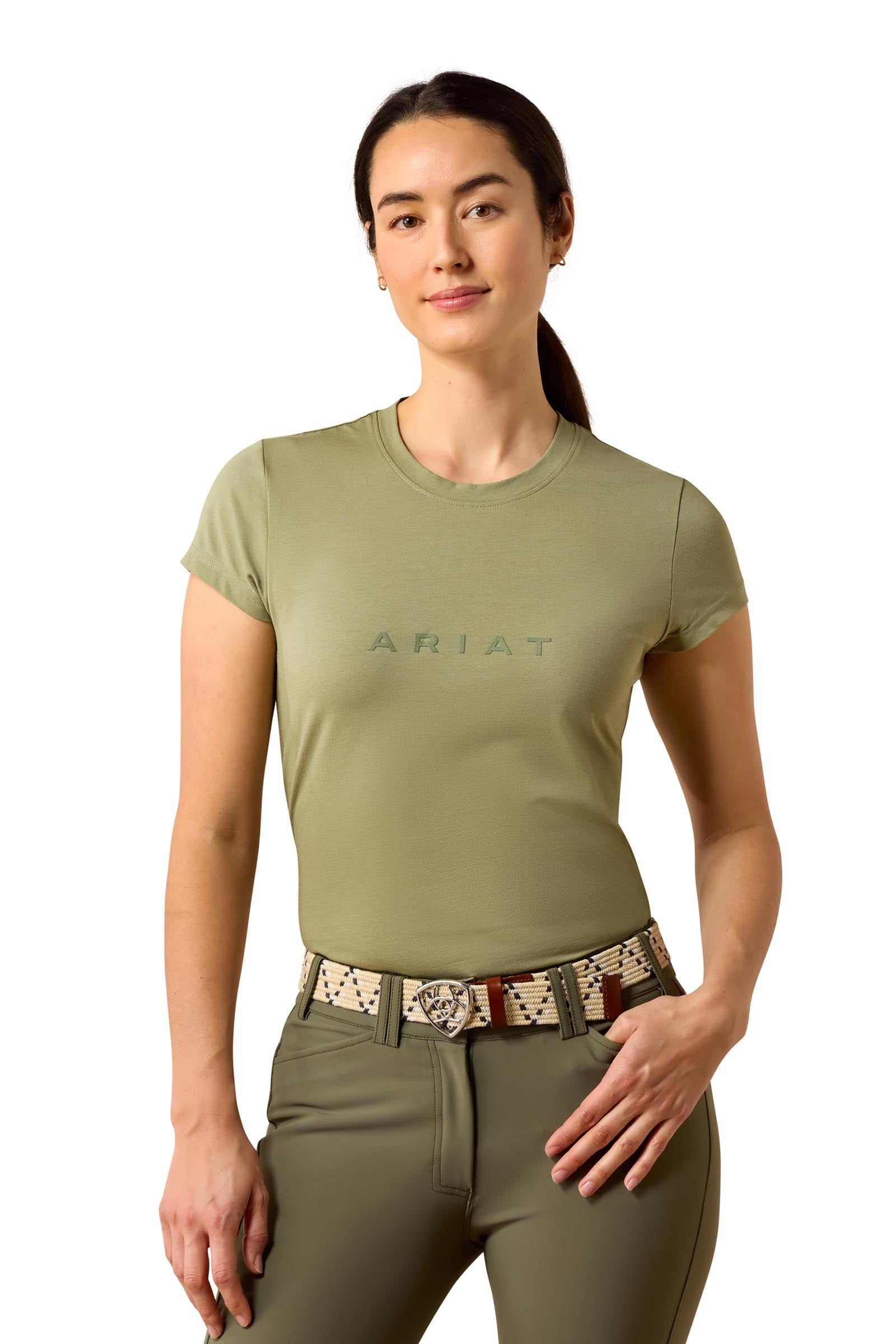 Ariat Dames The Logo T-shirt Dames paardrijkleding
