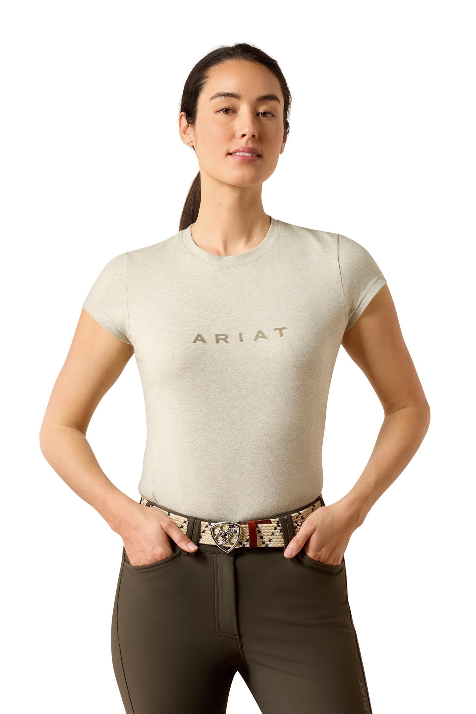 Ariat Dames The Logo T-shirt Dames paardrijkleding