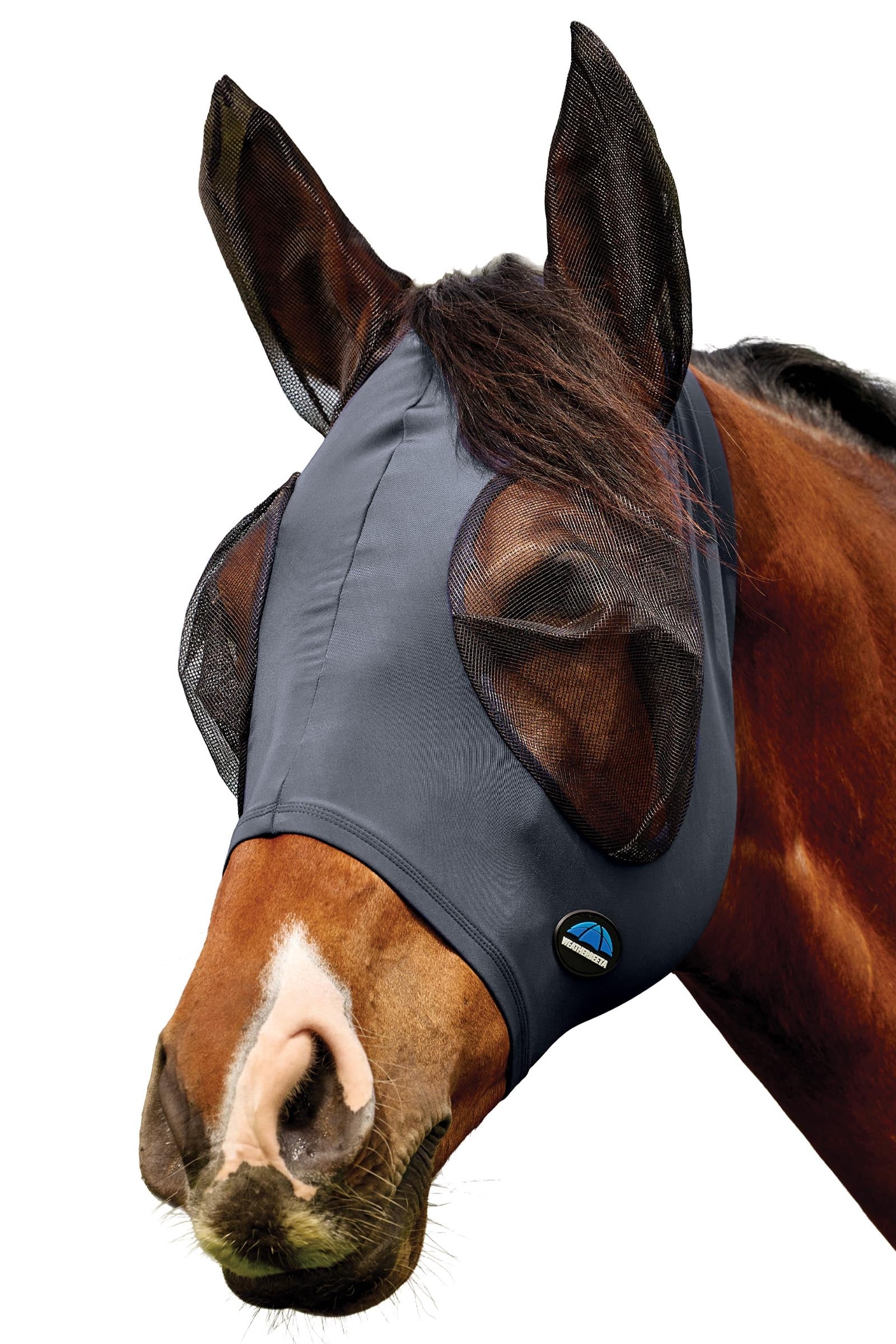 Weatherbeeta Comfitec Deluxe Stretch Vliegenmasker met oren Vliegenbescherming