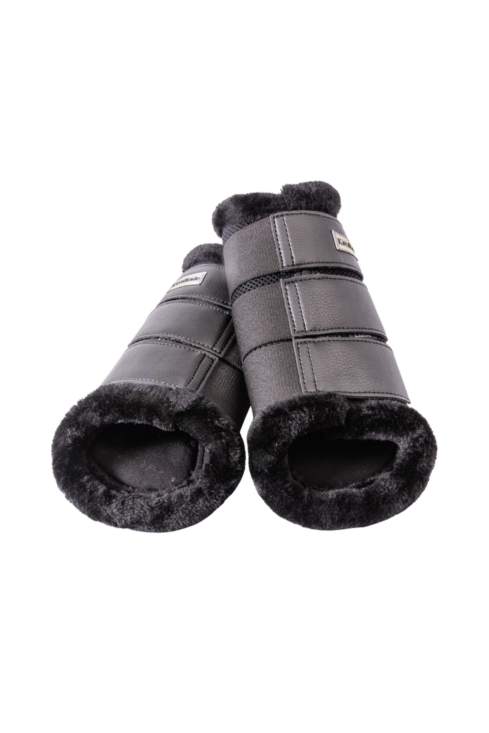Kavalkade Anatomic Mesh Tendon Boots With Faux Fur Leg Protection & Hoof Protection for Horses