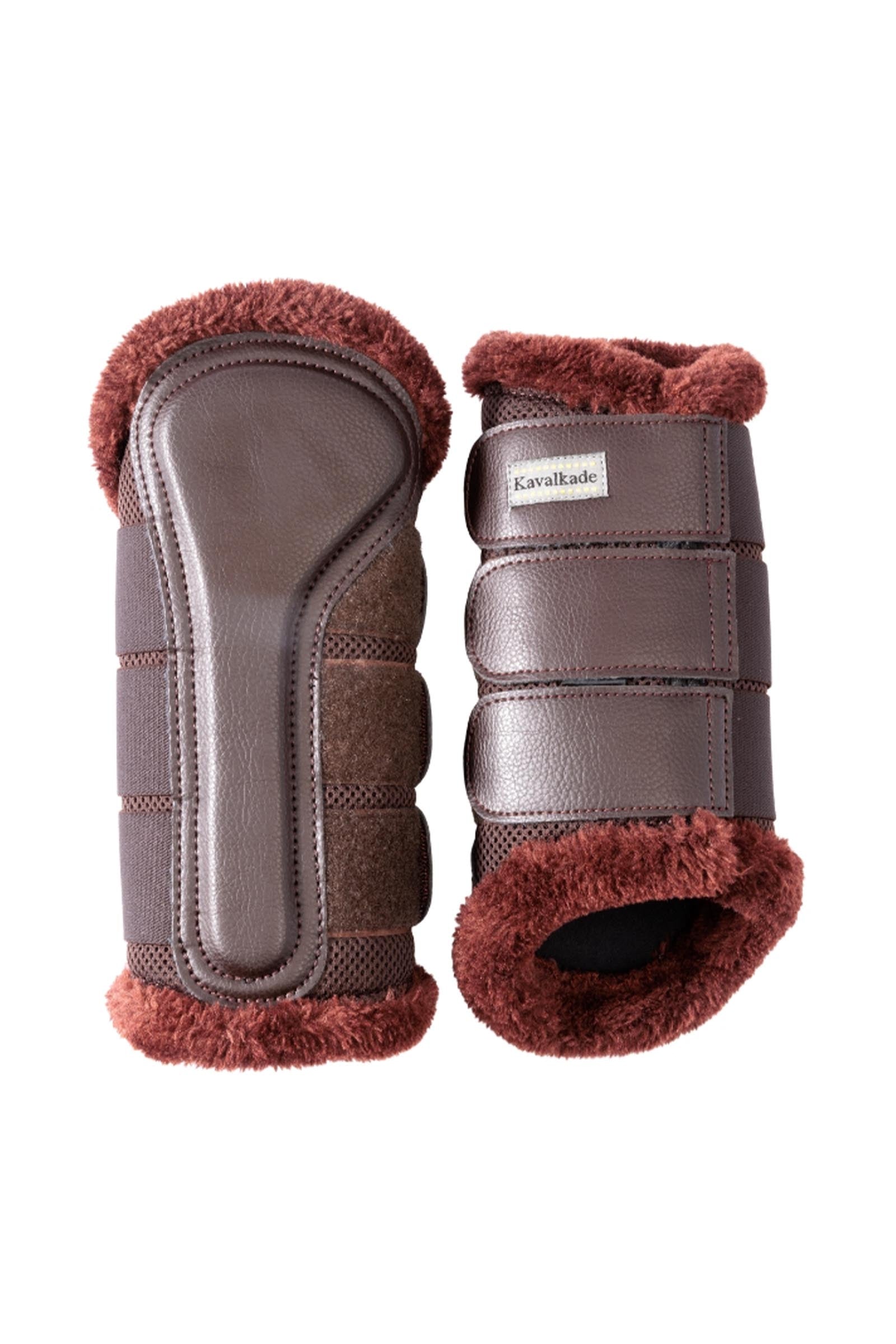 Kavalkade Anatomic Mesh beenbeschermers met imitatiebont Leg Protection & Hoof Protection for Horses