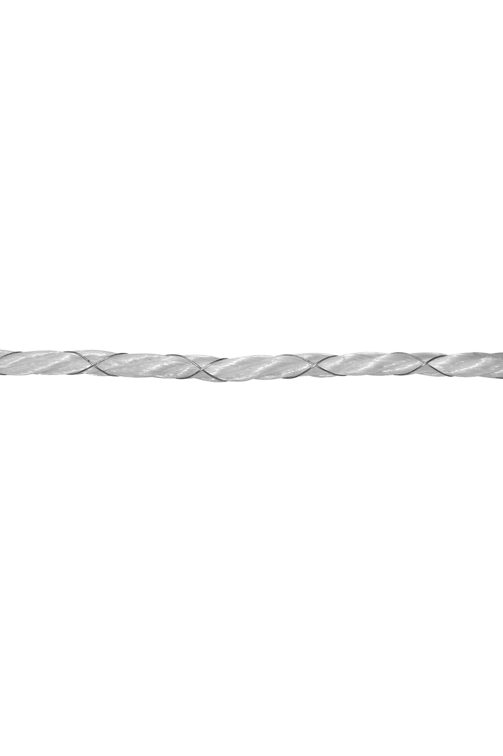Farm Patrol Fencing rope Basic 200 m, Ø 6 mm, white, 2x0,50 iron Fencing Supplies