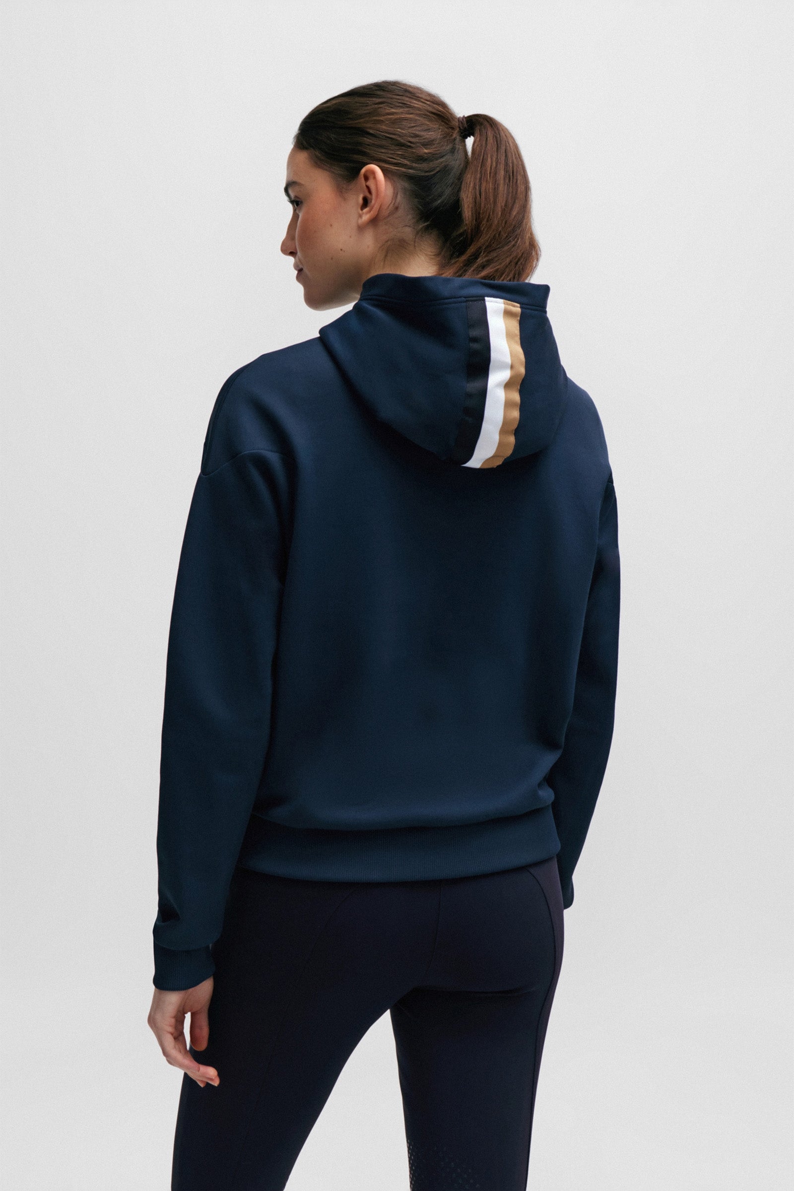 Boss Faye Logo Zip Hoodie Women’s Riding Clothing