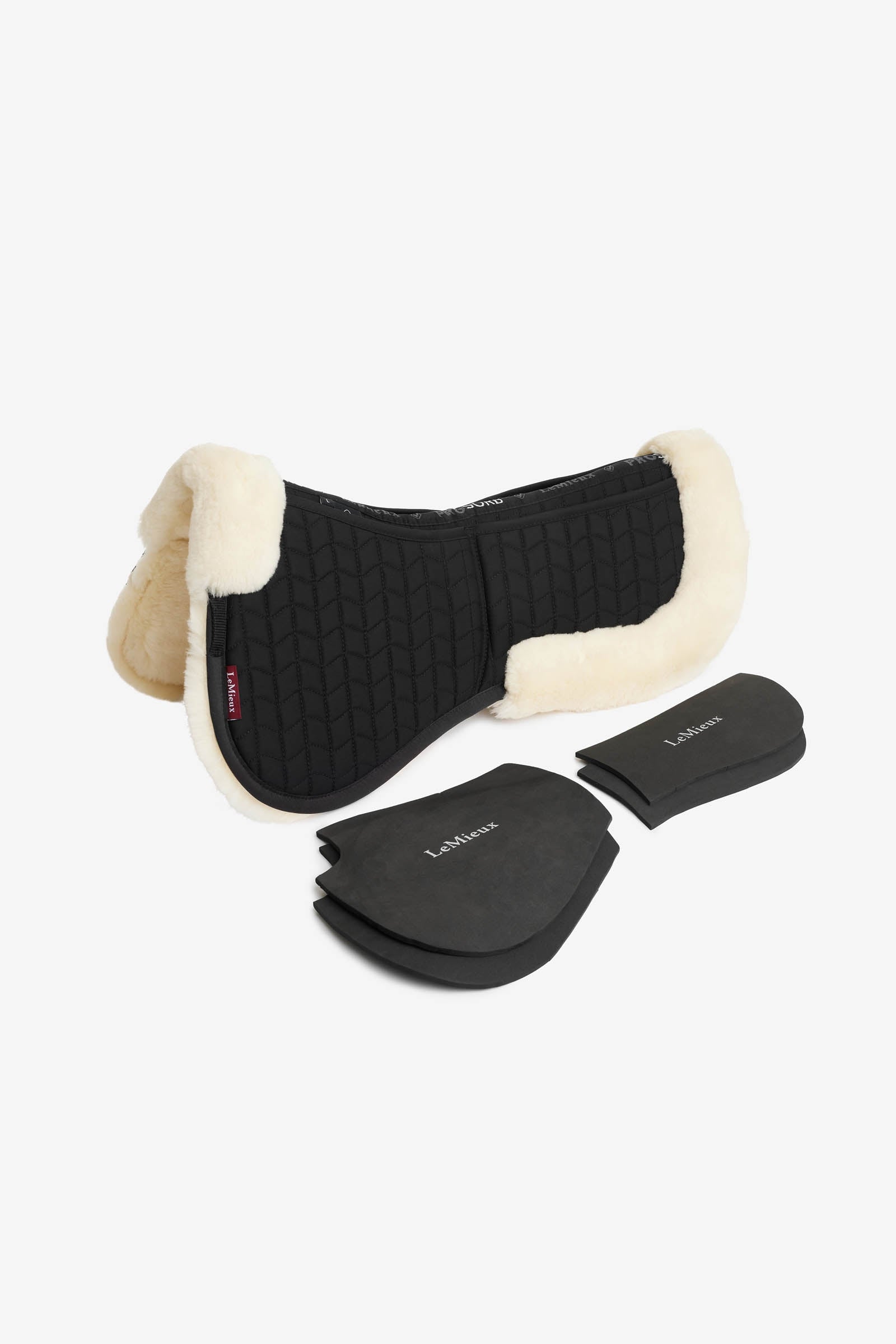 LeMieux Merino+ ProSorb 2 Pocket Half Pad Zadeldekjes