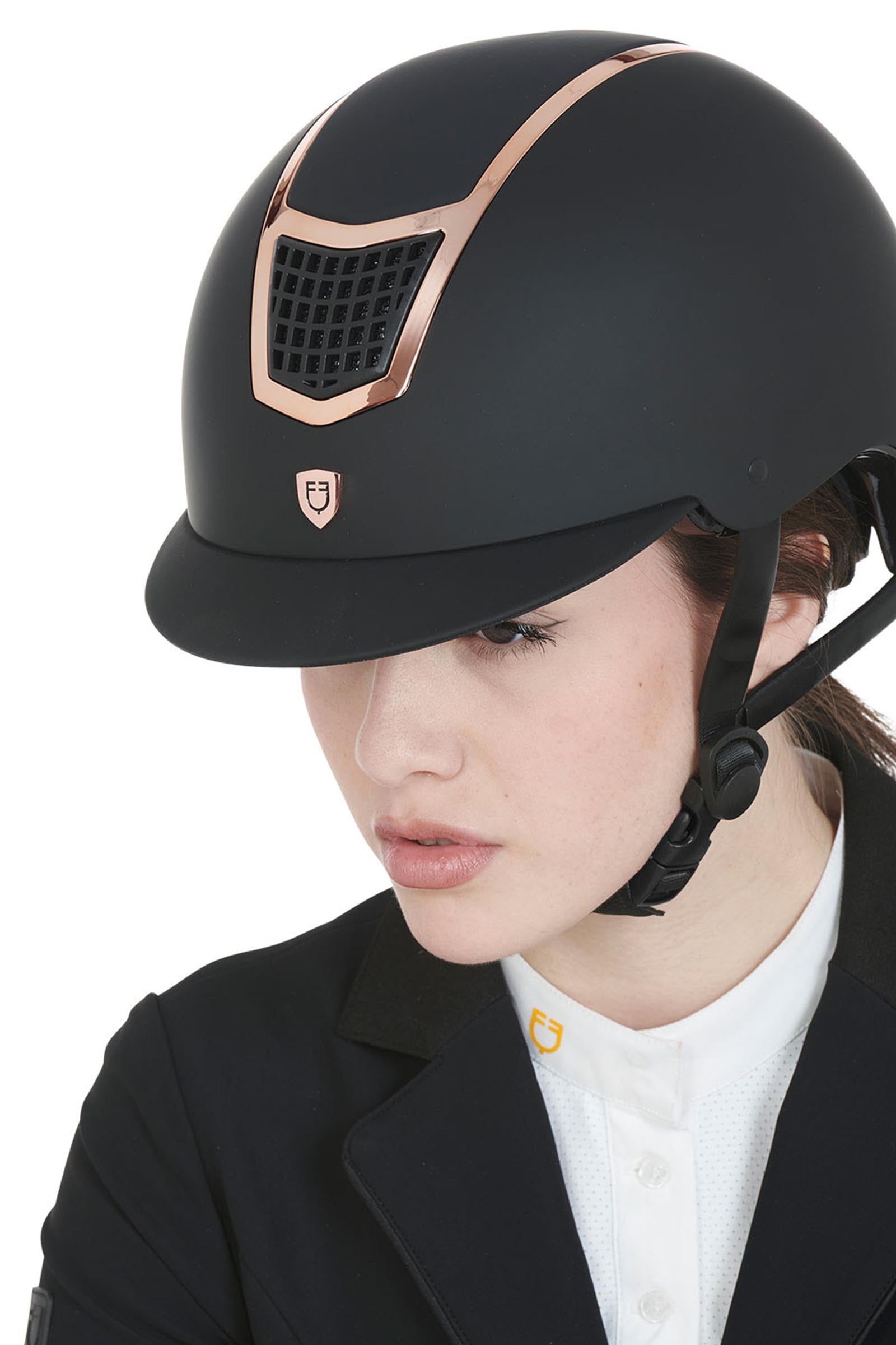 Equestro Ultra Light Helmet With Polished Frame Homologation En 1384-2023 Safety Equipment