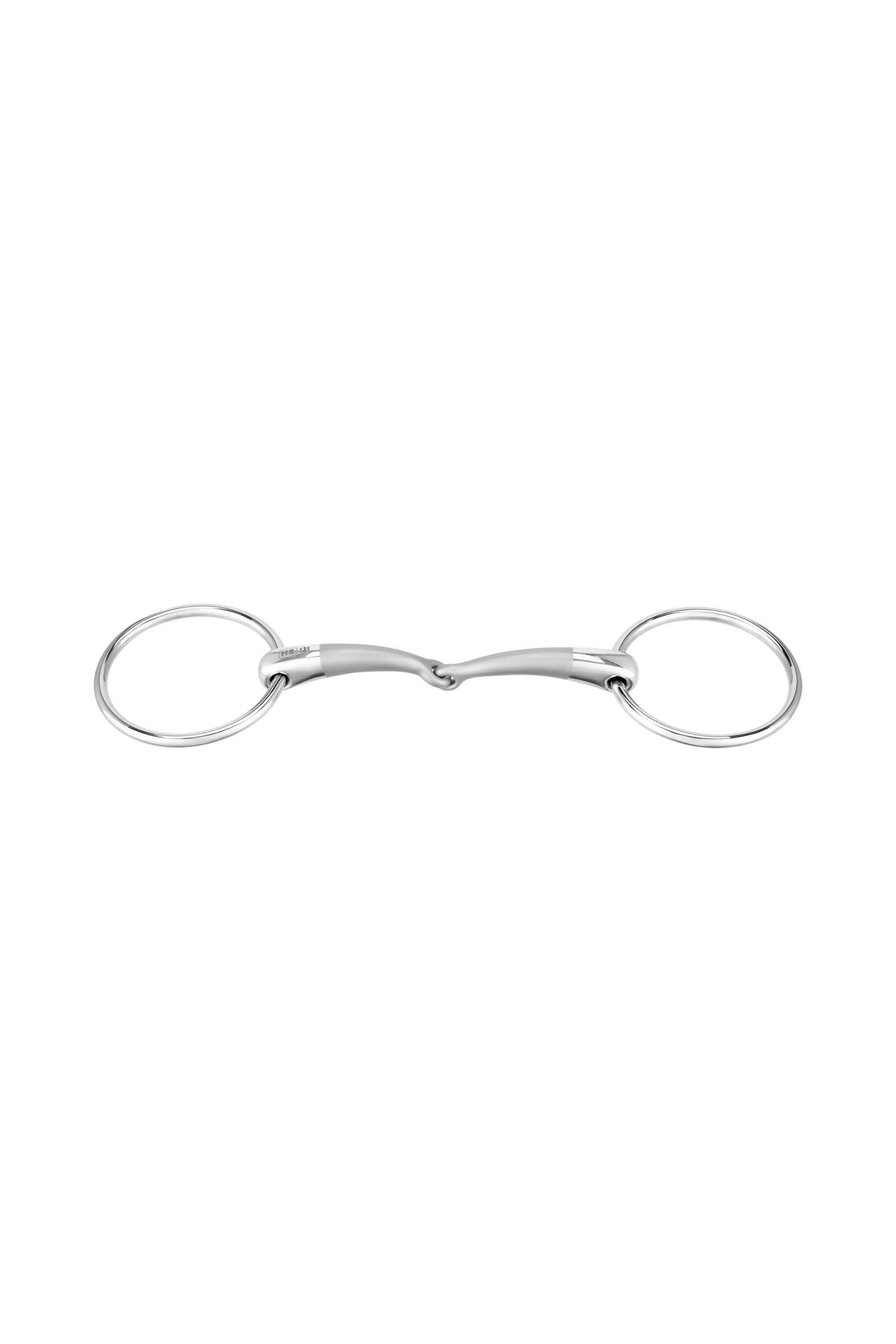 Sprenger Satinox Loose Ring Snaffle, Single Jt. 14mm, 70mm Ring, Stainless St. Horse Bits