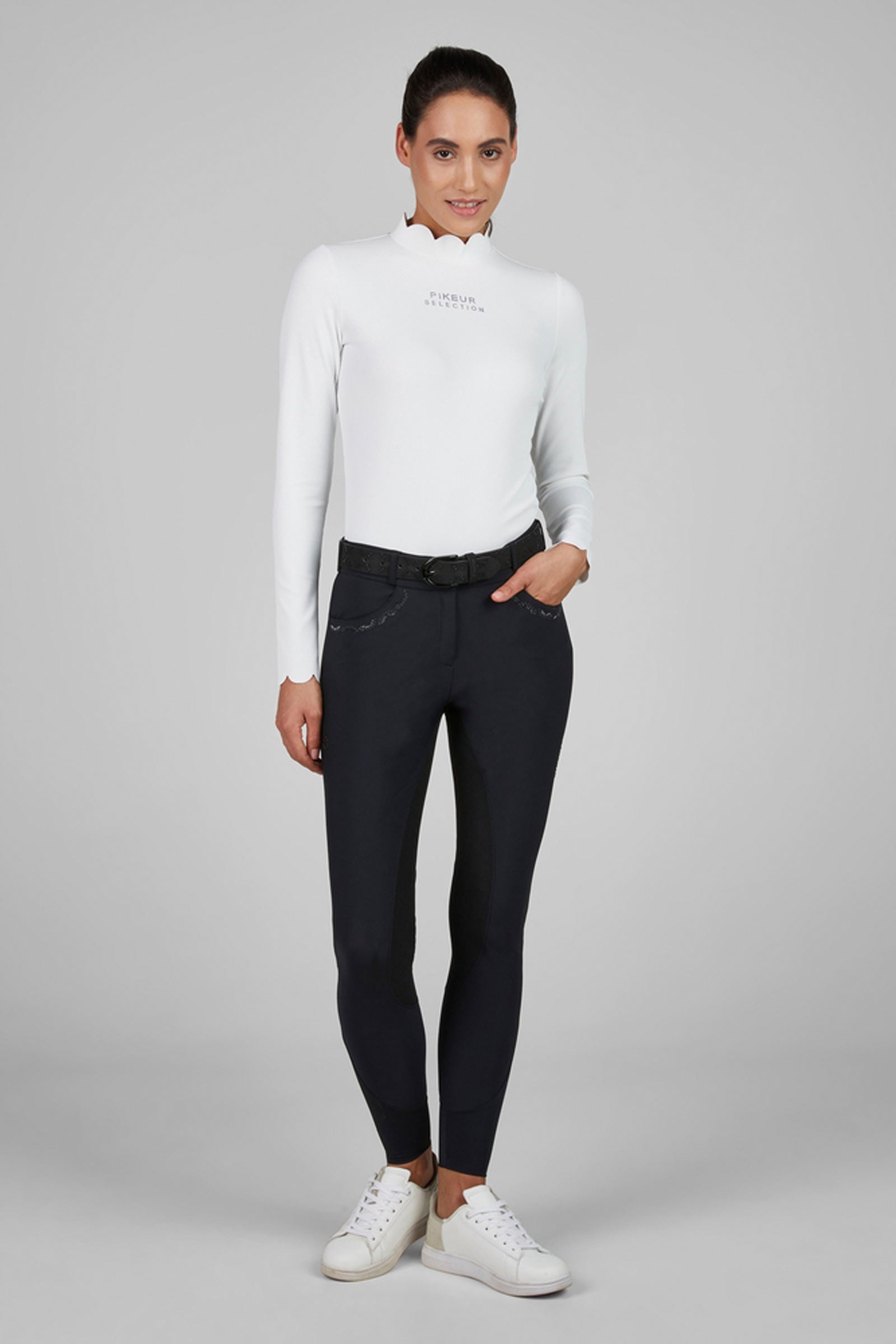 Pikeur Ceelina Women´s Riding Tights With Faux Leather Full Seat Womens Breeches