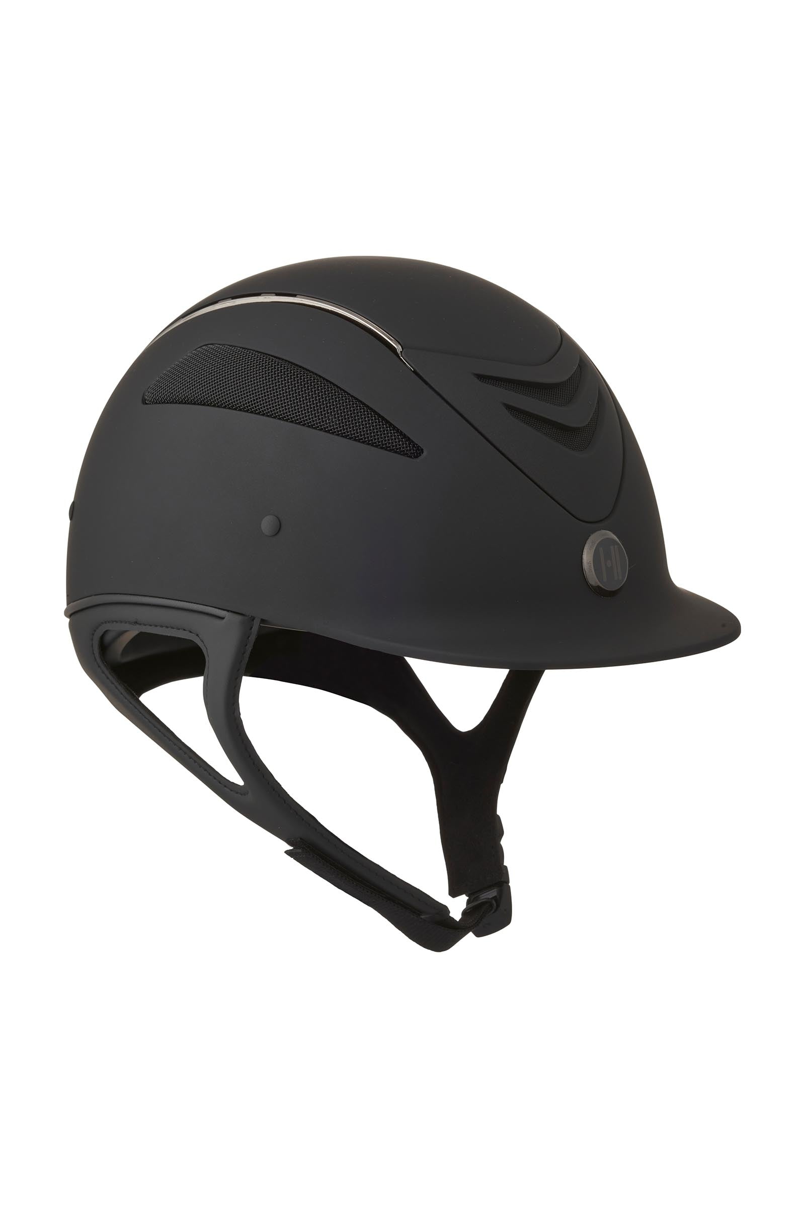 OneK Defender Matt Chrome rijhelm Paardrijcaps & Bodyprotectors