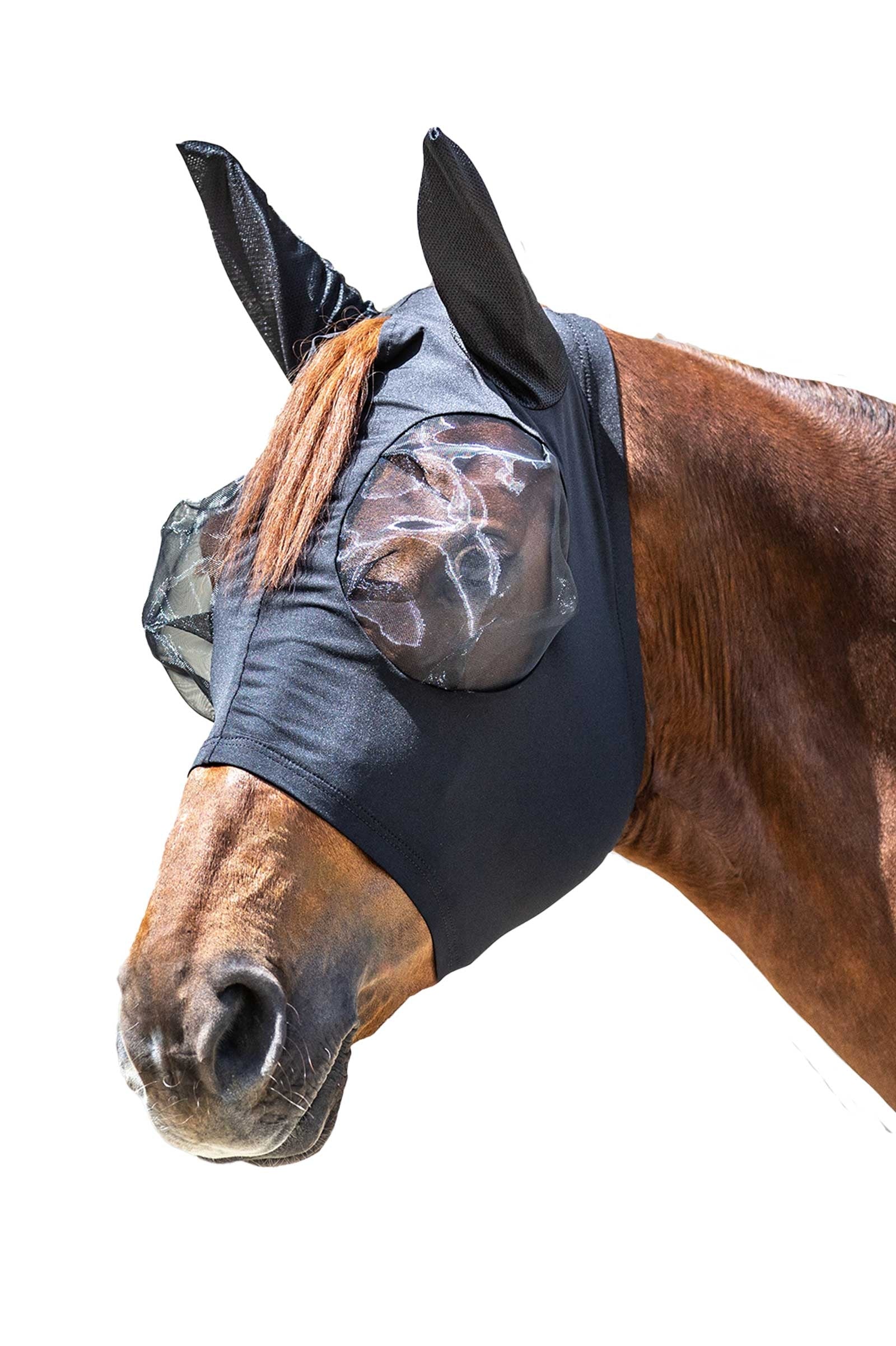 Waldhausen Puck vliegenmasker met rits en UV-bescherming Vliegenbescherming