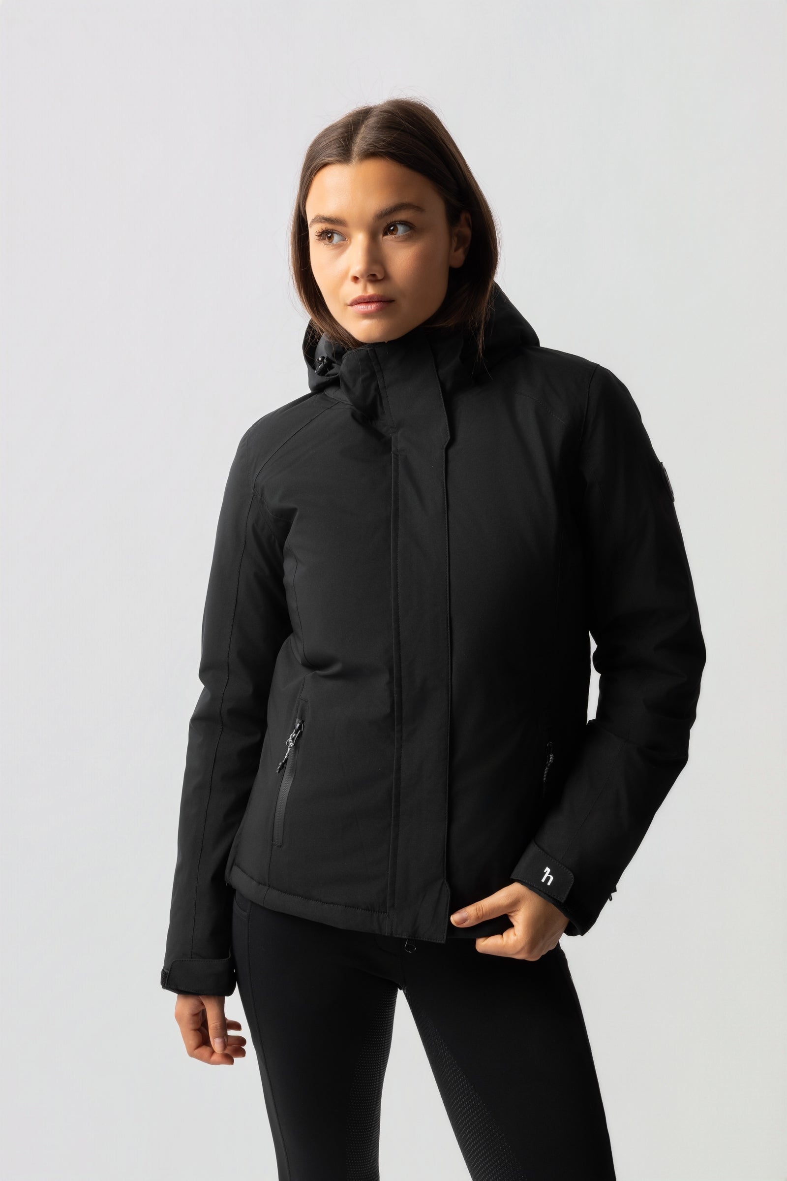 Horze Camila dames waterdichte gewatteerde jas Dames paardrijkleding