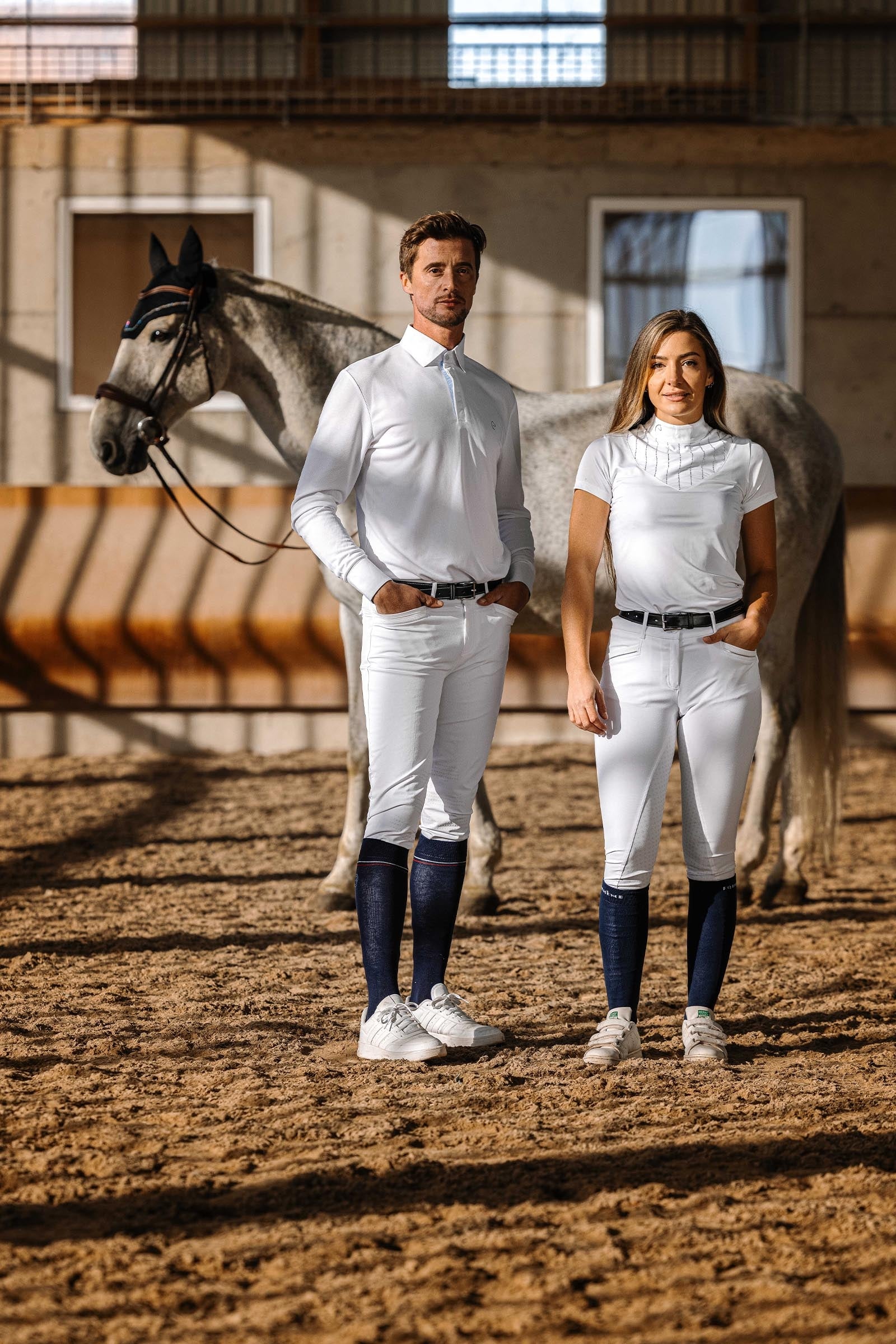 EQUITHÈME Dany Men´s Mesh Polo Shirt Mens Riding Clothing