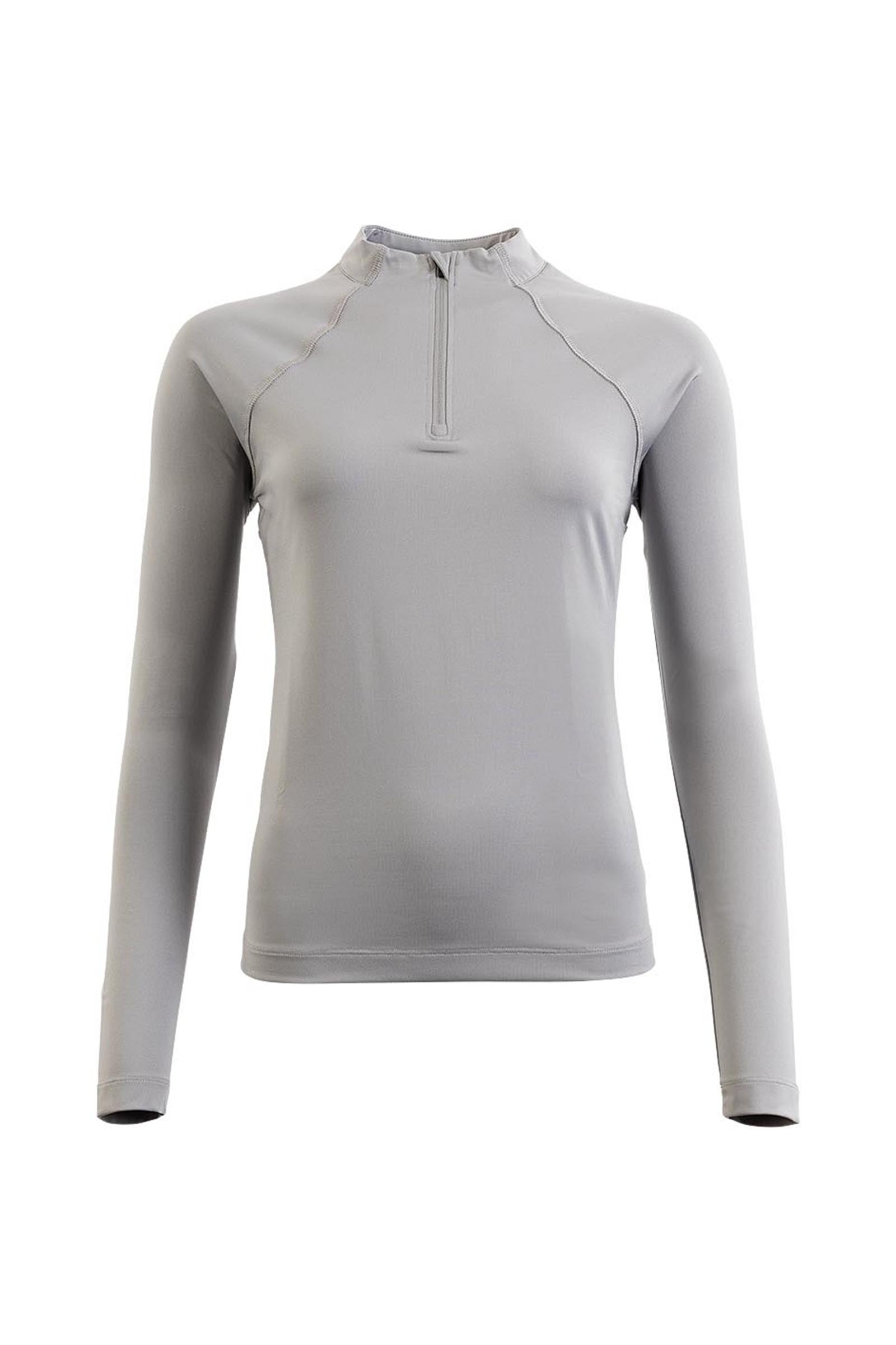 BR CLX dames shirt met lange mouwen en rits Dames paardrijkleding