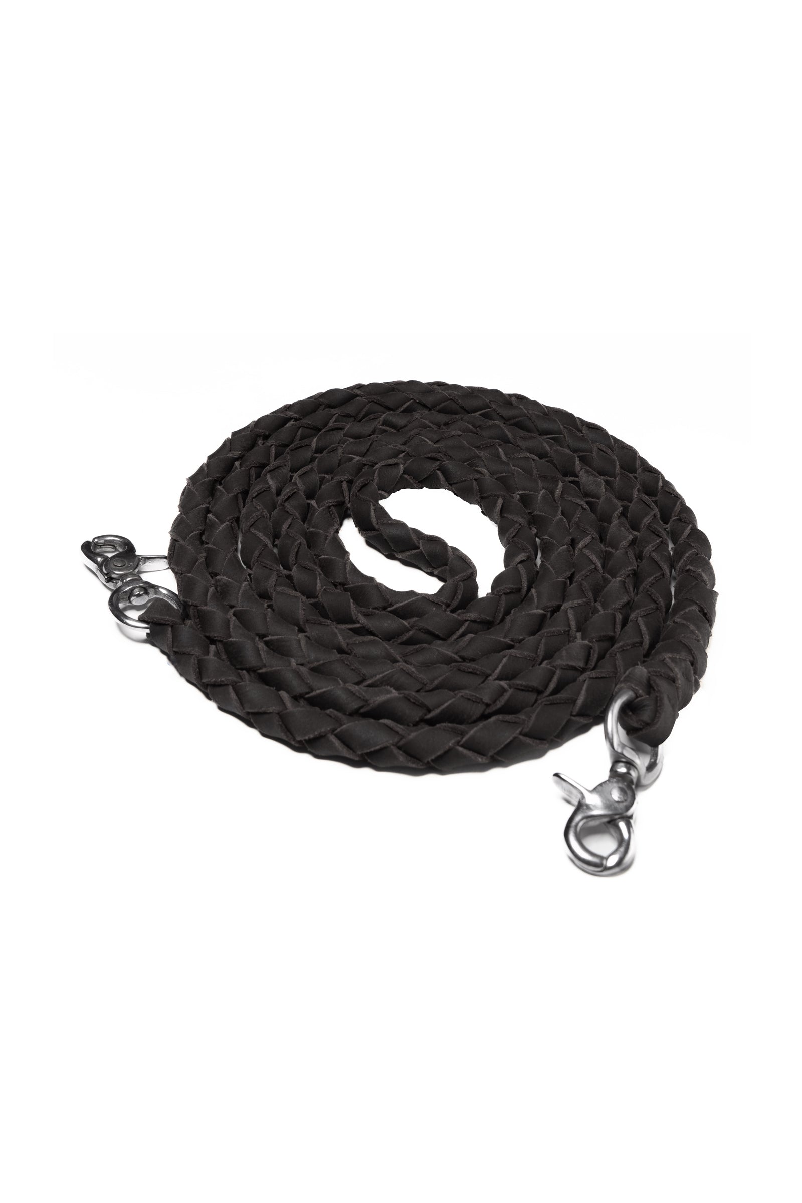 F.R.A. Freedom Riding Articles Leather reins Jack round braided Hoofdstellen & Teugels