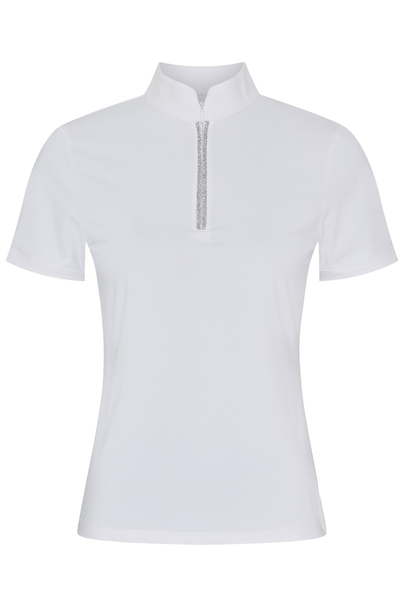 Catago Nice Women's Half Zip Show Shirt Dames paardrijkleding