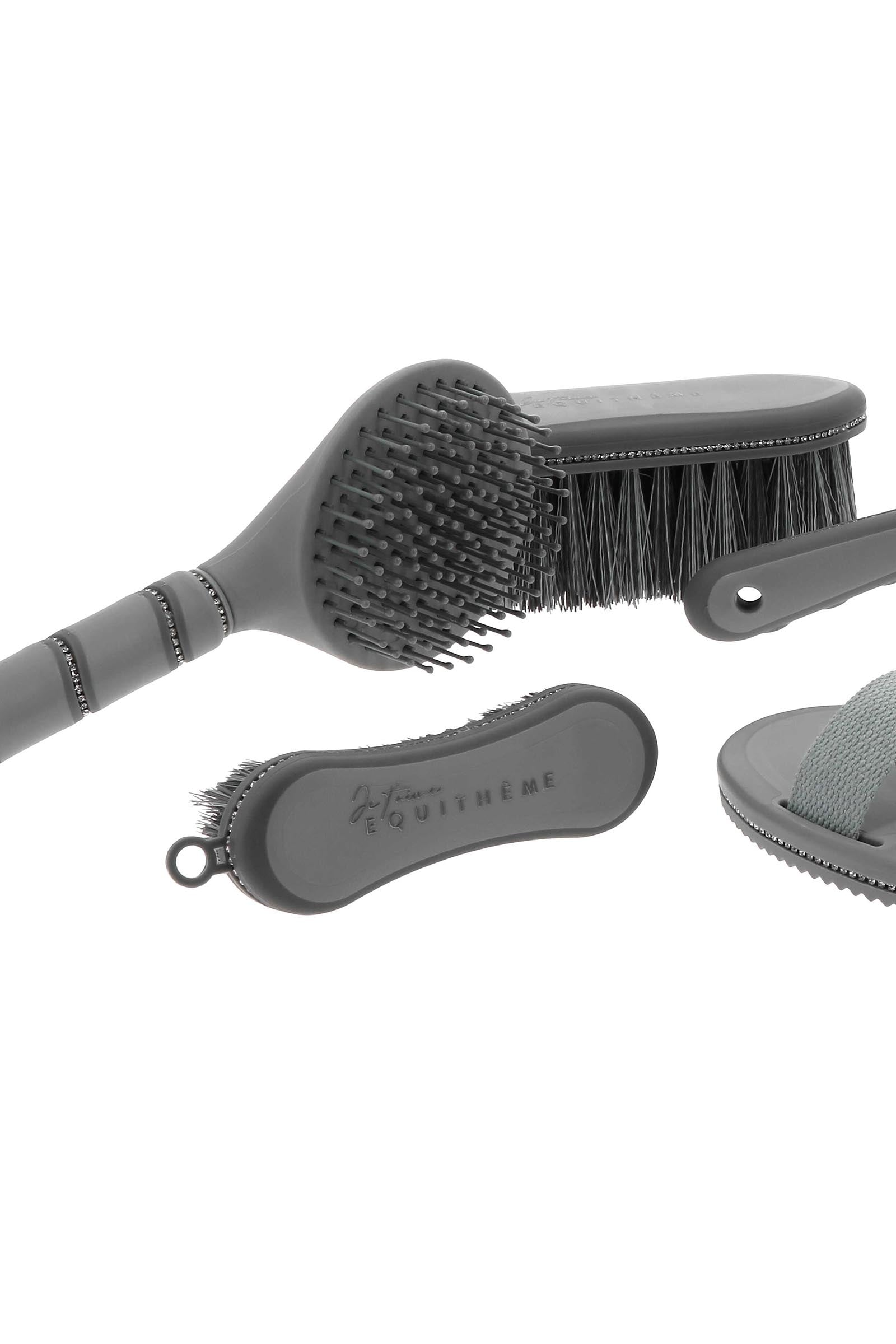 EQUITHÈME Strass Je t'aime Mane Brush Horse Grooming Tools