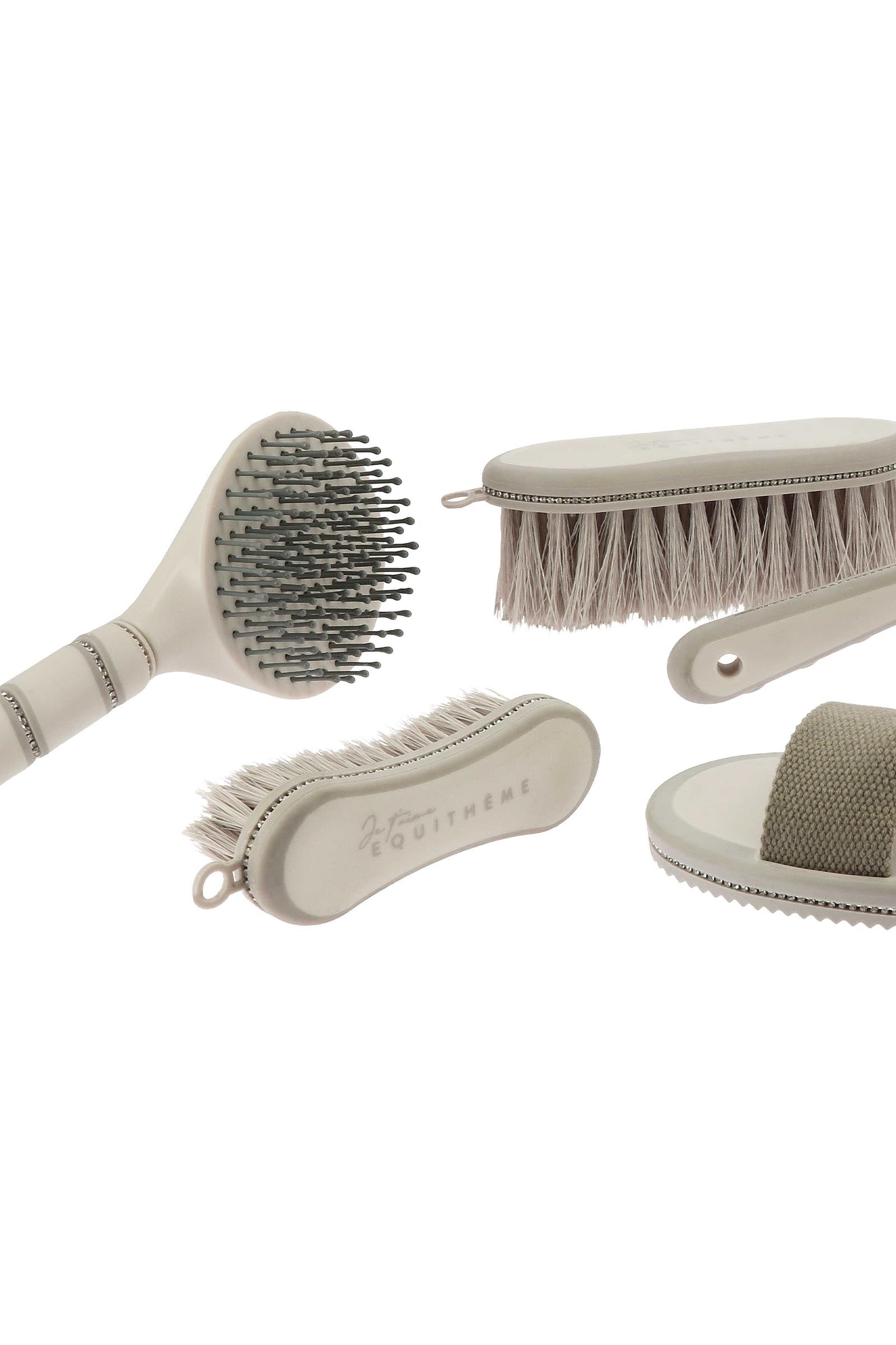 EQUITHÈME Strass Je t'aime Mane Brush Horse Grooming Tools