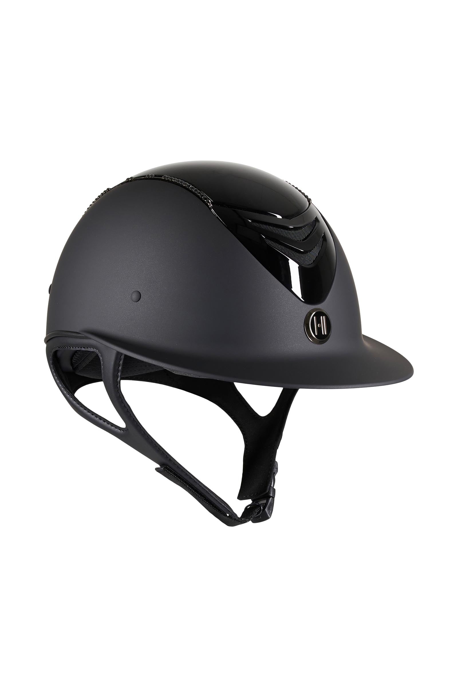 OneK Avance Glossy Top Swarovski Riding Helmet Paardrijcaps & Bodyprotectors